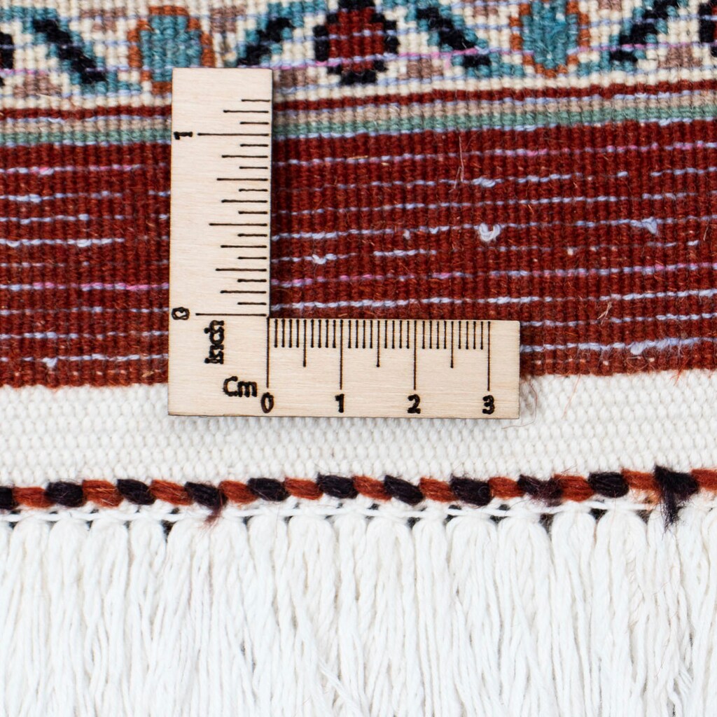 Wohnen Teppiche morgenland Wollteppich »Moud Felder 290 x 200 cm«, rechteckig, 1 mm Höhe, Unikat mit Zertifikat mehrfarbig