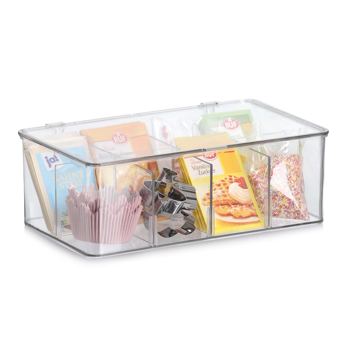 Zeller Present Organizer »Organizer mit 8 Fächern« Kunststoff, 2er-Set, ca. 27,5x16,5x9,5 cm