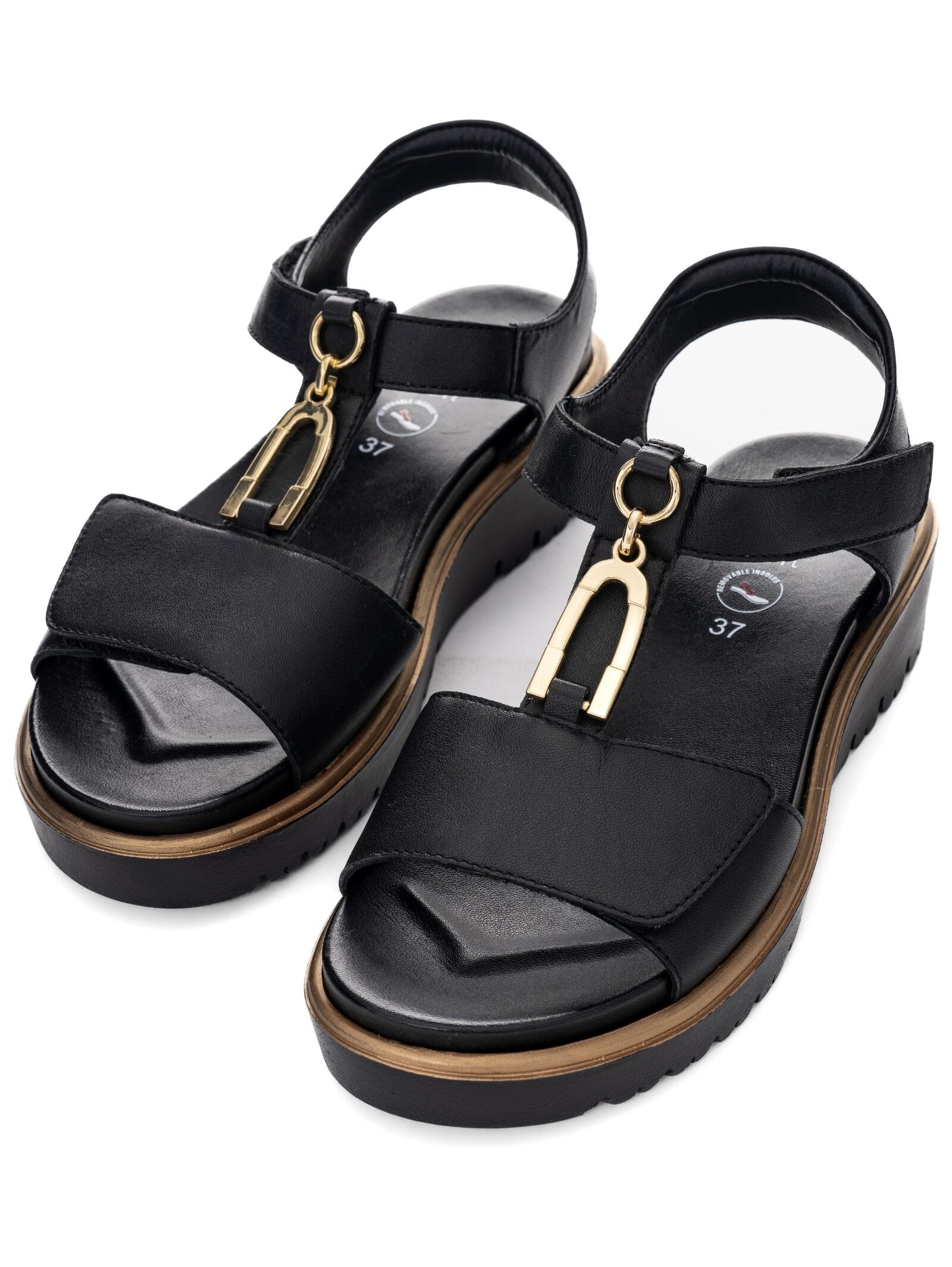 Plateausandale ARA "BILBAO", Damen, Gr. 42, schwarz, Nappaleder, unifarben, Schuhe Riemchensandale, Keilsandale, Sommerschuh, Komfortschuh in G-Weite, Topseller 3
