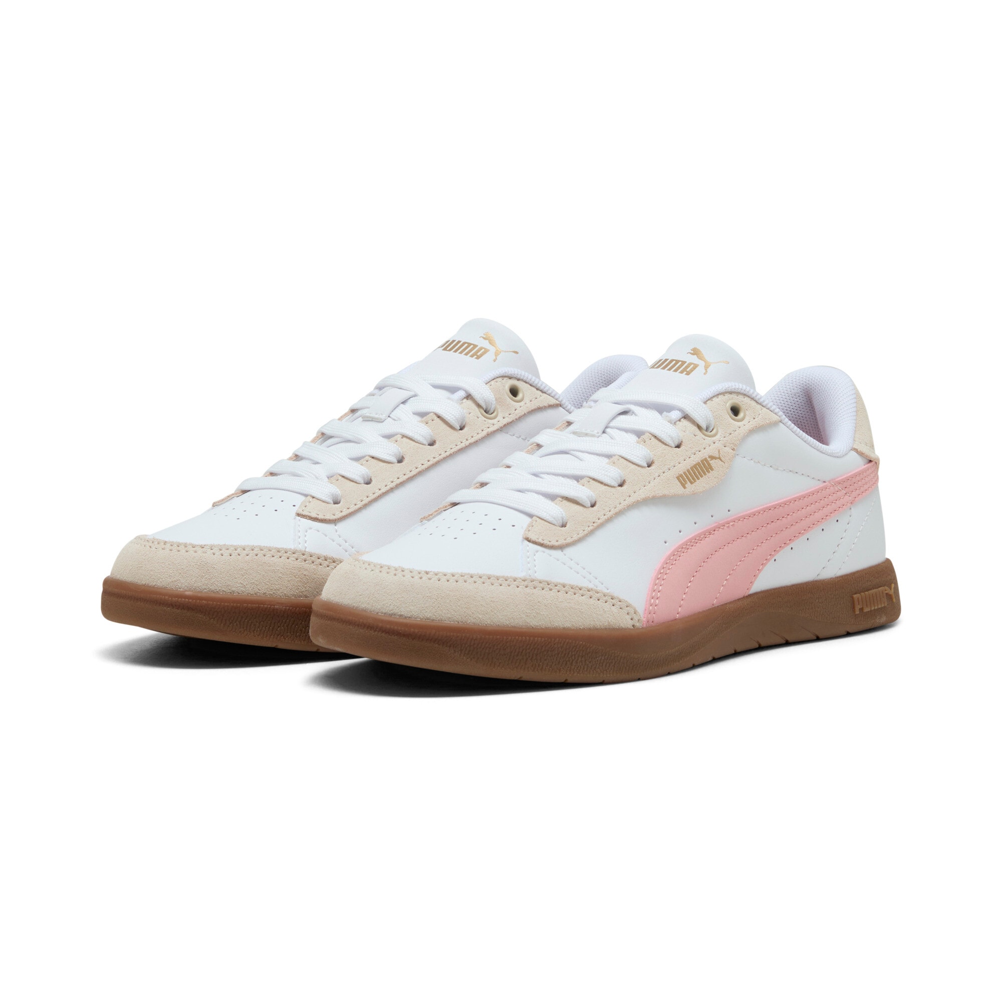 PUMA "VIKKY STAR OG" für sportlichen Look im Alltag, mit Lederobermaterial, mit Schnürung