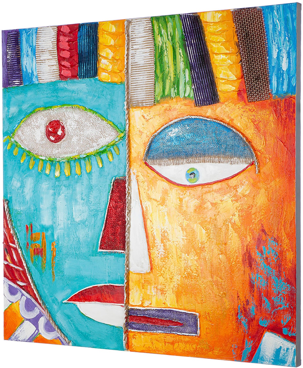 Casablanca by Gilde Leinwandbild »Visage quadratisch«, (1 St.)