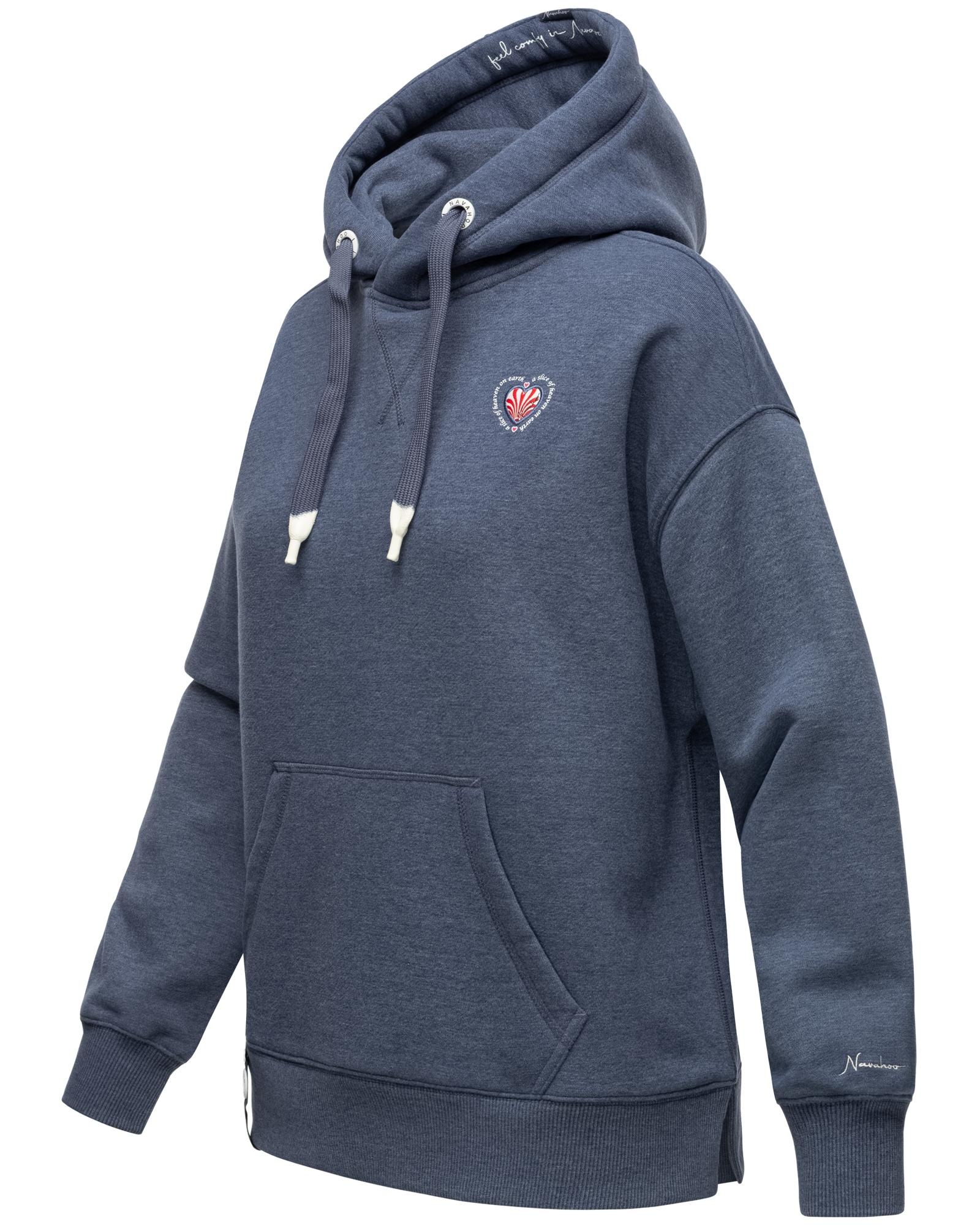 Navahoo Kapuzensweatshirt »Goldfee«, Stylischer Damen Hoodie im Oversize-Look
