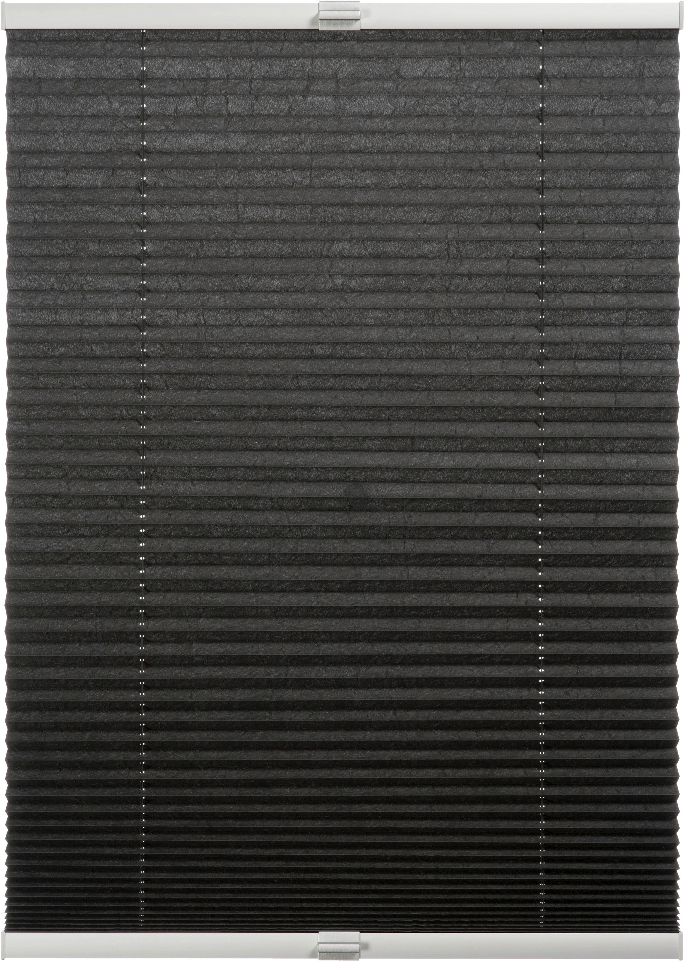 Plissee, B:80cm H:130cm, grau, SCHÖNER WOHNEN-KOLLEKTION, Obermaterial: 100% Polyester, Badezimmer, Plissees, "Milla", verschraubt, silberne oder