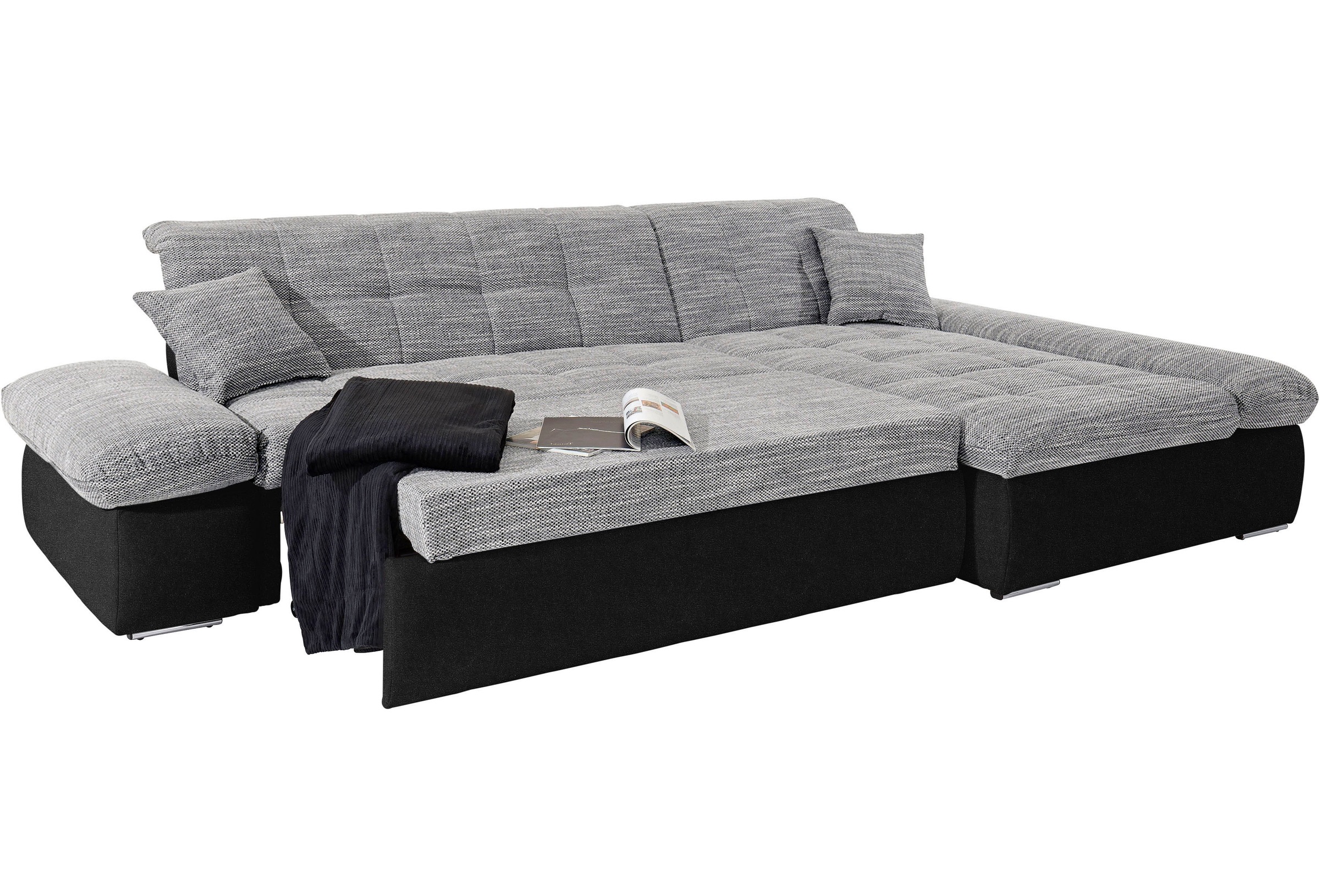 DOMO collection Ecksofa "Moric, L-Form, XXL-Sofa - Breite 300cm", wahlweise günstig online kaufen