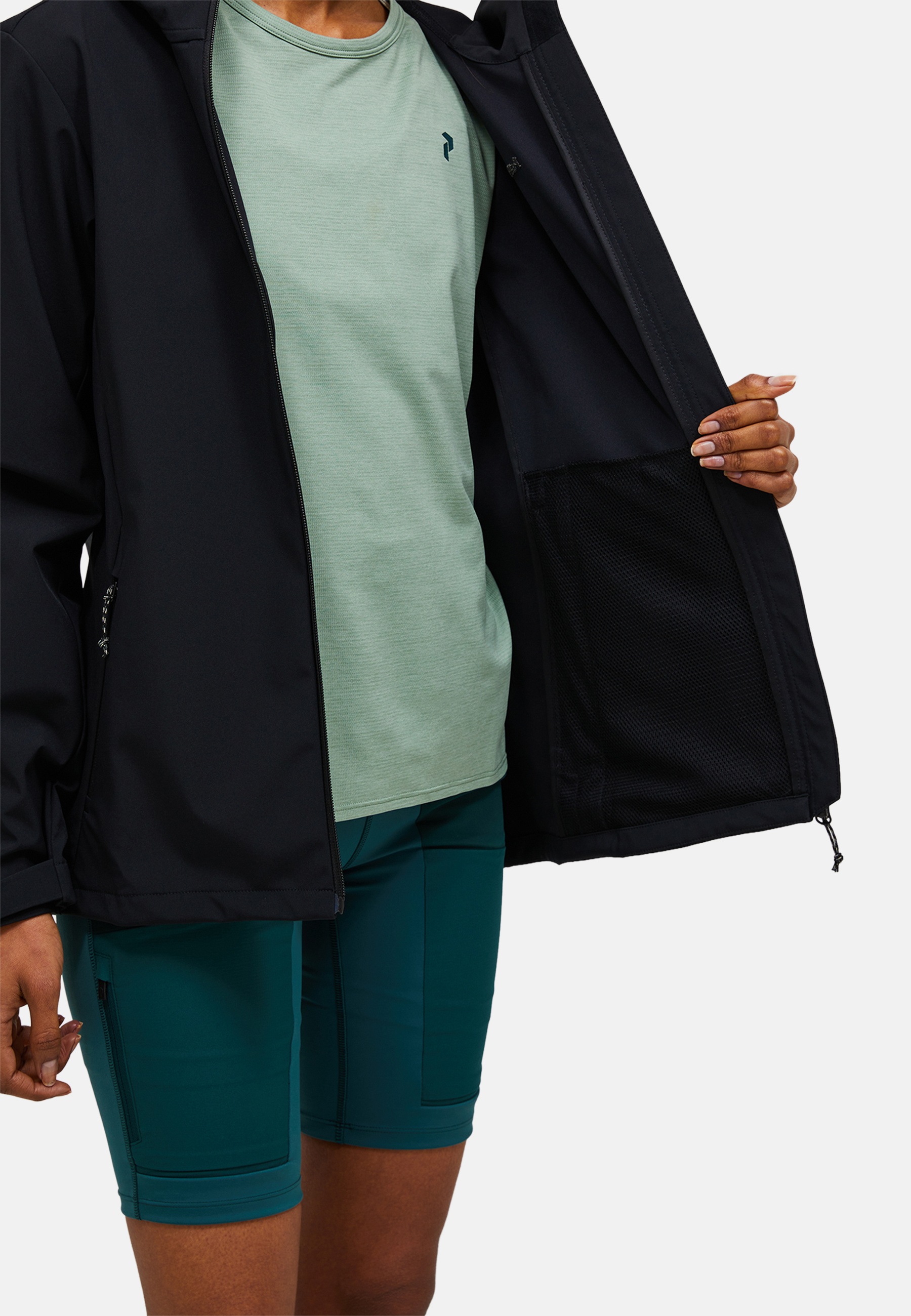 Peak Performance Softshelljacke »W Explore Softshell Hood Jacket« mit Kapuze