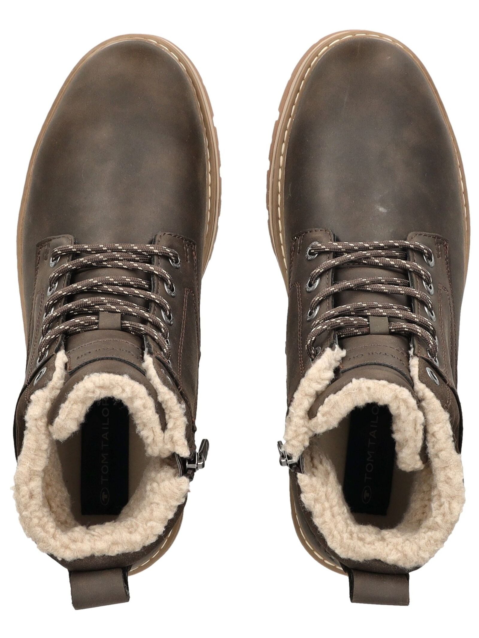 TOM TAILOR Schnürstiefelette »Tom Tailor Stiefelette Lederimitat«