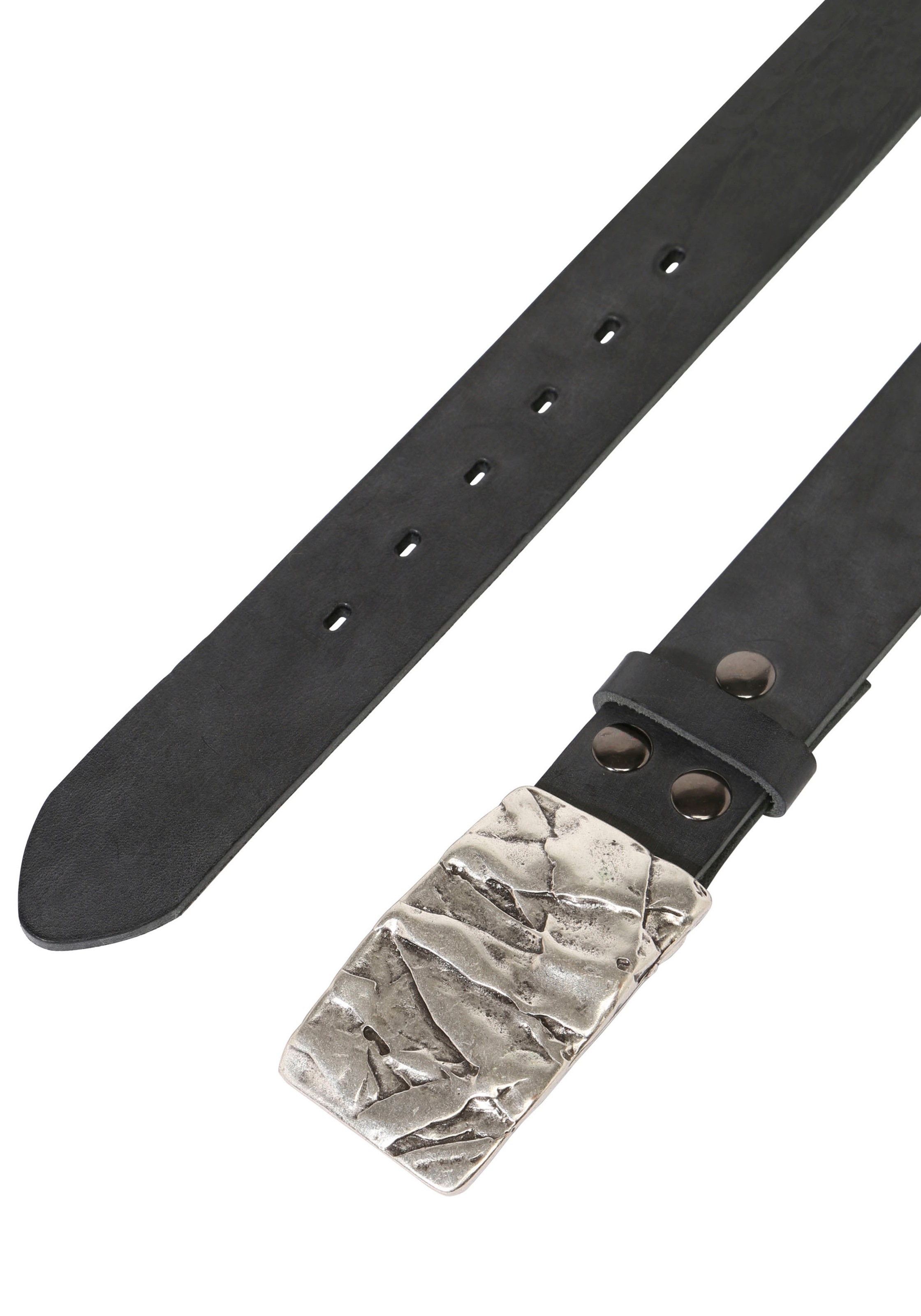 Rettungsring Gürtel Ledergürtel mit austauschbarer Schließe "Felswand Silbe günstig online kaufen