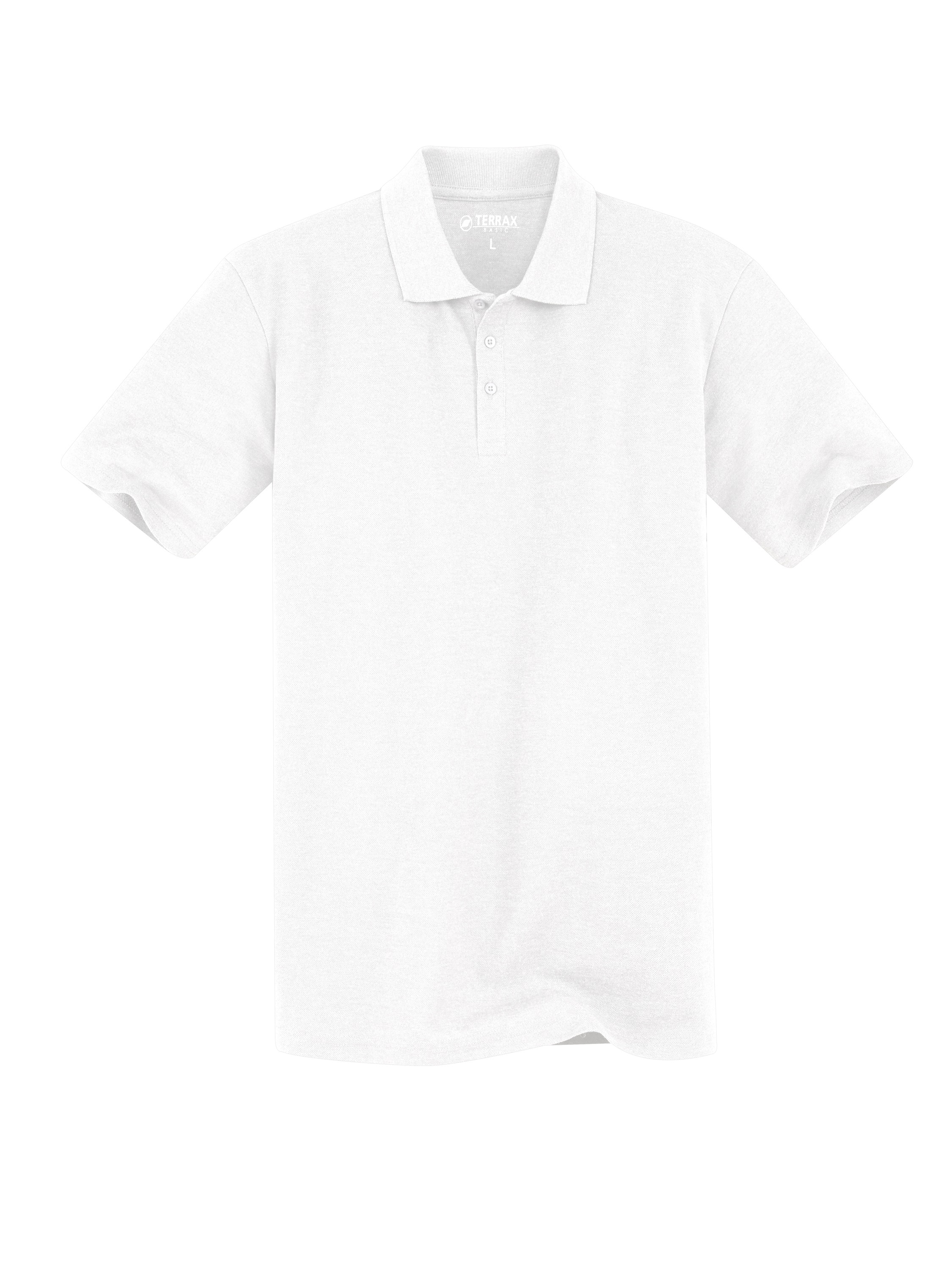 TERRAX WORKWEAR Herren T-Shirt "Bekleidung 10798-0000 Terrax Basic Herren", weiß, Gr. L, Obermaterial: 100% Baumwolle CO., Shirts