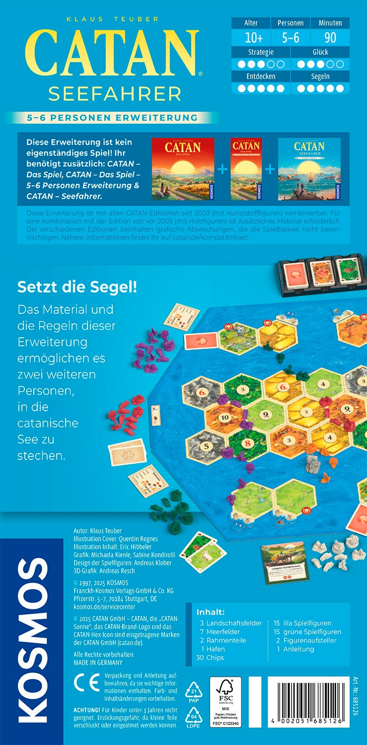 Kosmos Spiel »CATAN Seefahrer« Made in Germany