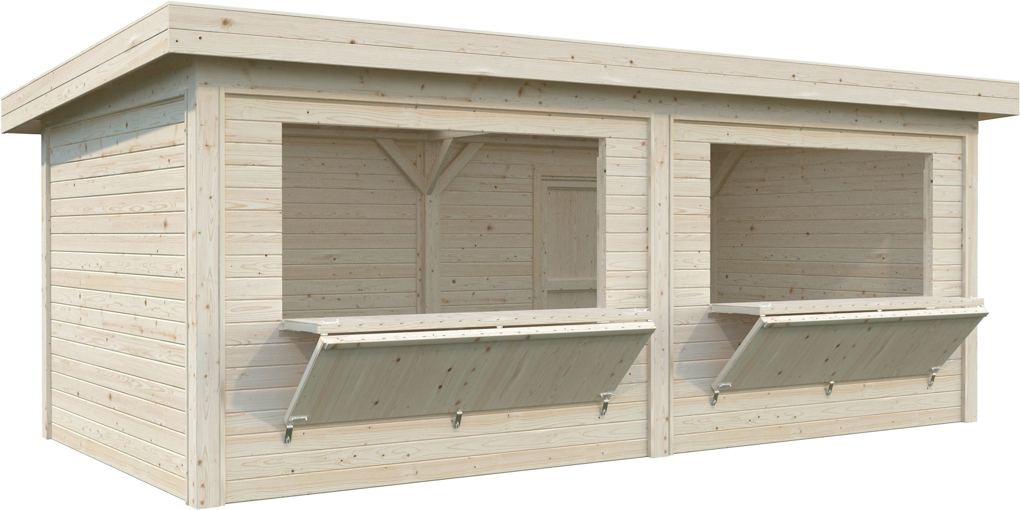 Palmako Holzpavillon "Lenna 16,6 m² Set 311" BxTxH: 628x340x245 cm