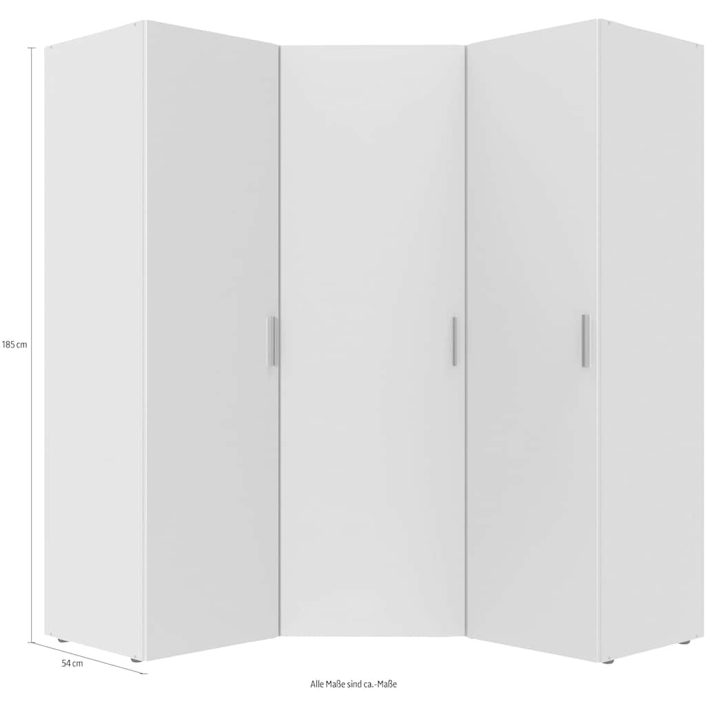 Wimex Schranksystem »Münster«, (Spar-Set, 3tlg: Eckschrank+ 2 Schränke 30cm breit), Mehrzweckschrank