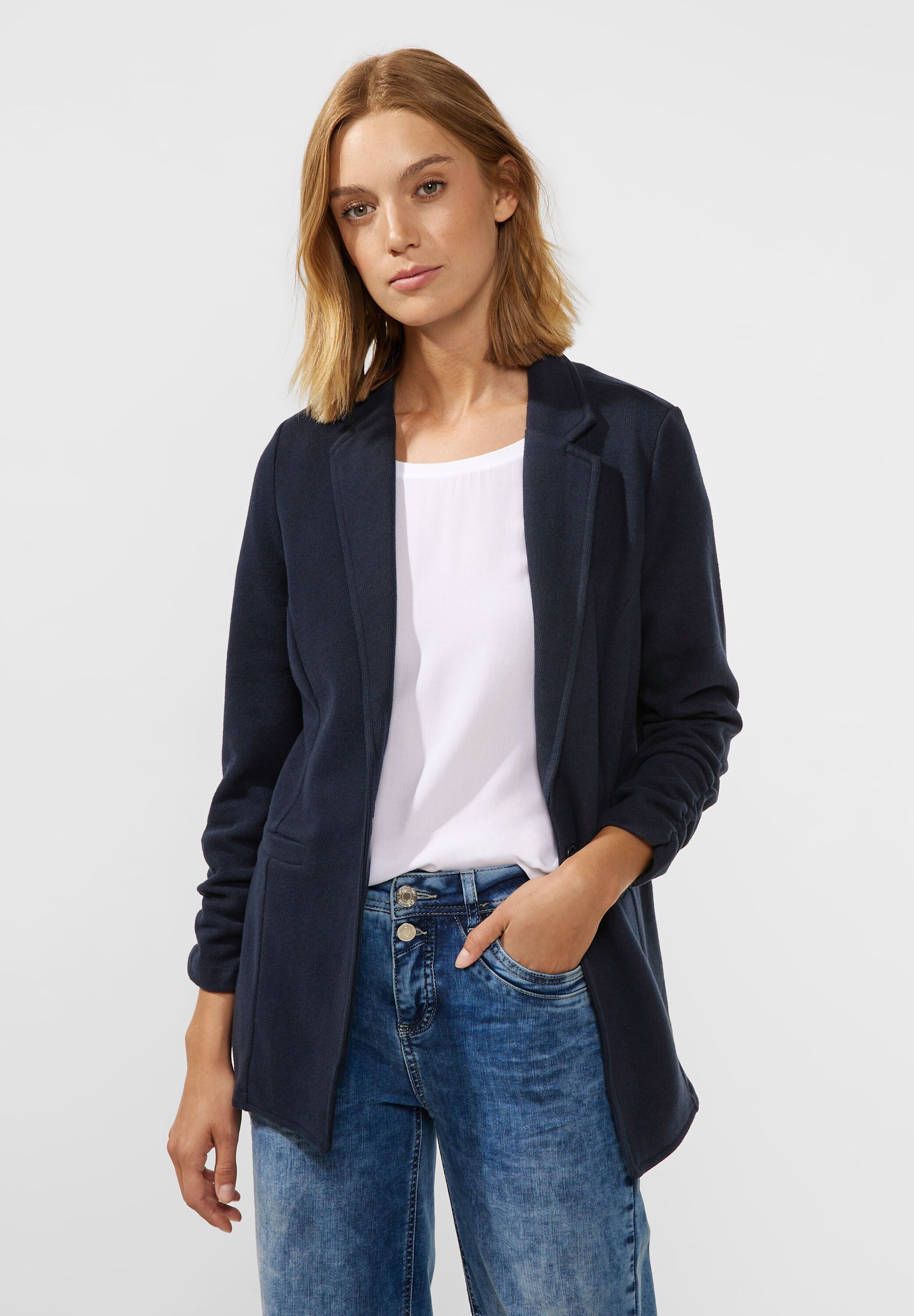 Longblazer, in Unifarbe
