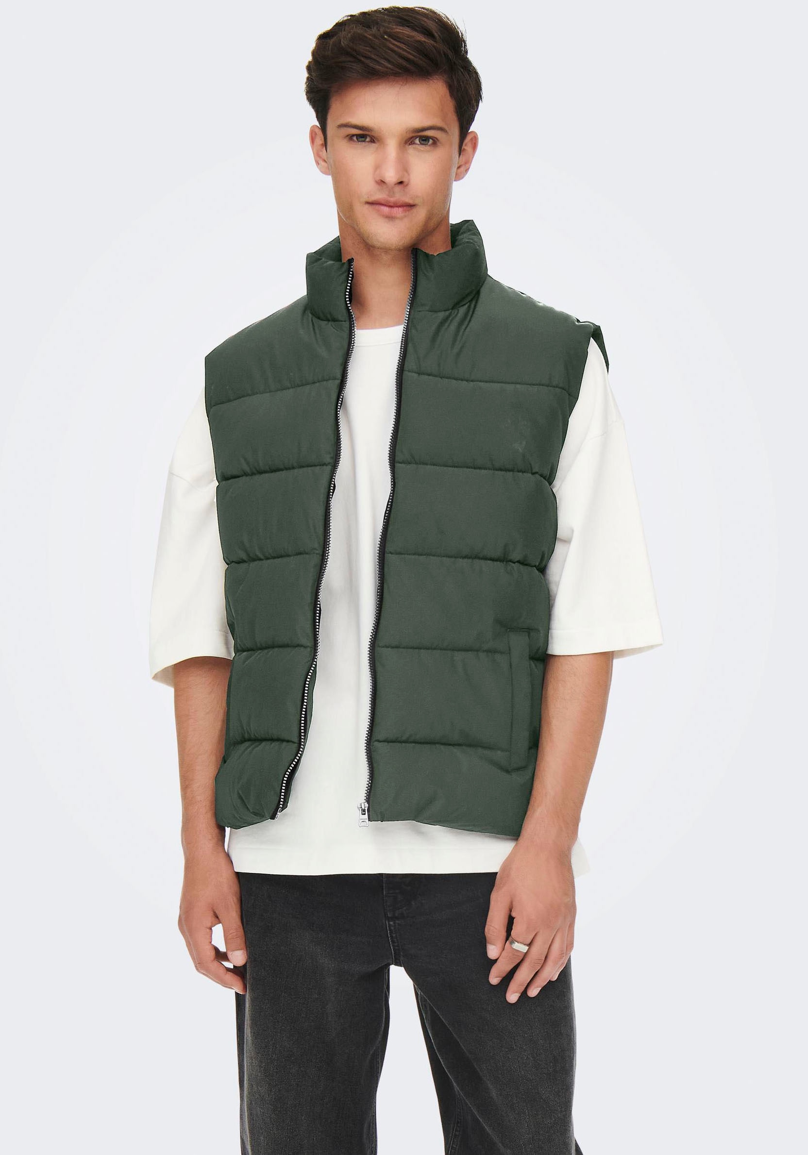 Henry Herren Daunen-Steppweste | Mountain Warehouse DE