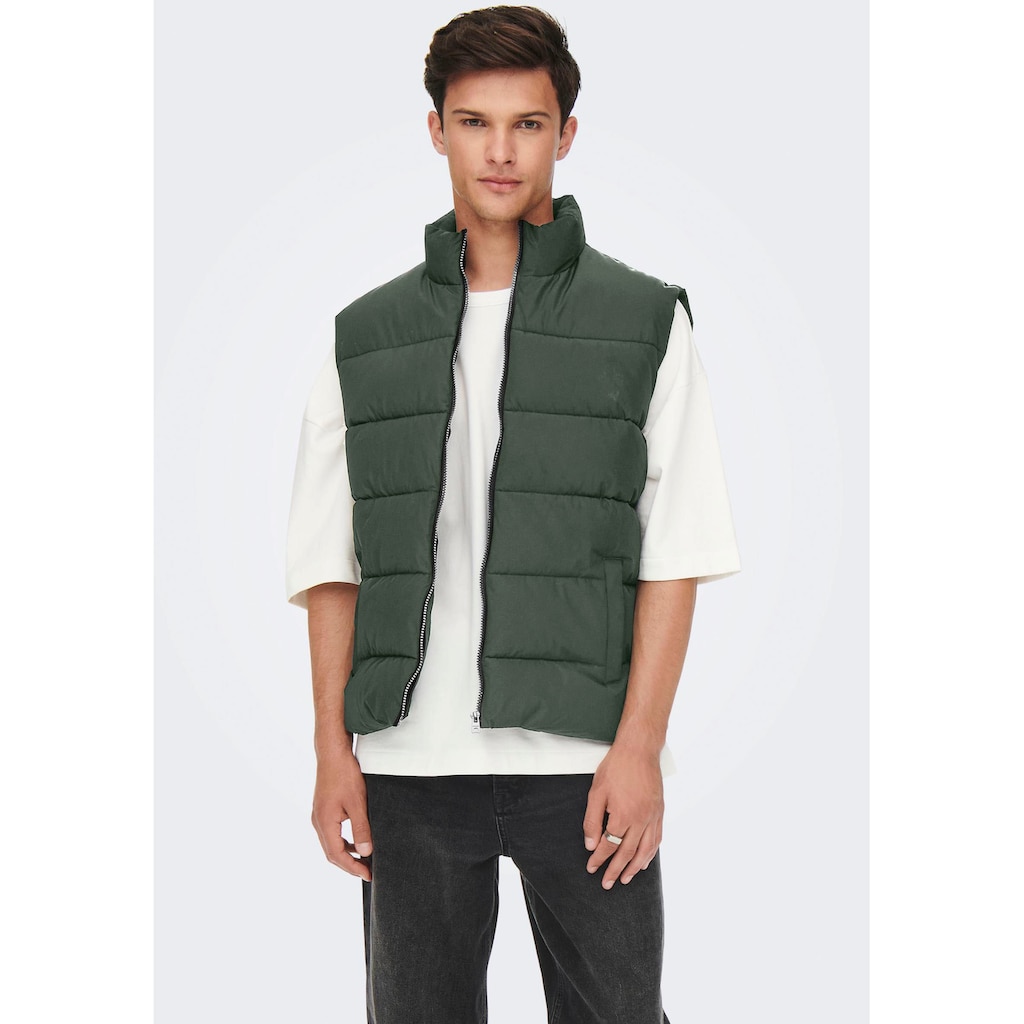 ONLY & SONS Steppweste »ONSMELVIN LIFE PUFFER VEST OTW VD«