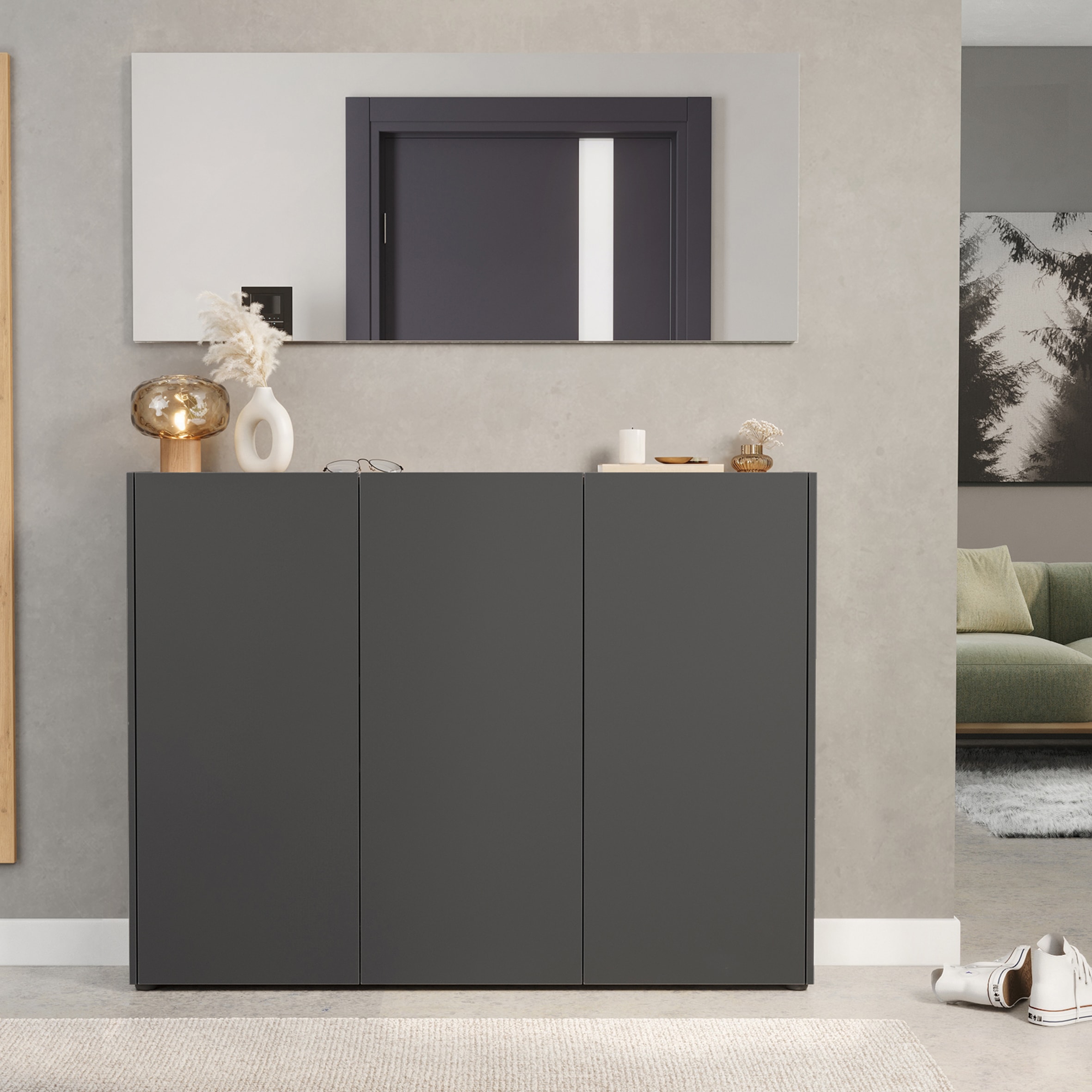 GERMANIA Garderoben-Set "GW-Libbiano" 2 Stk. tlg. günstig online kaufen