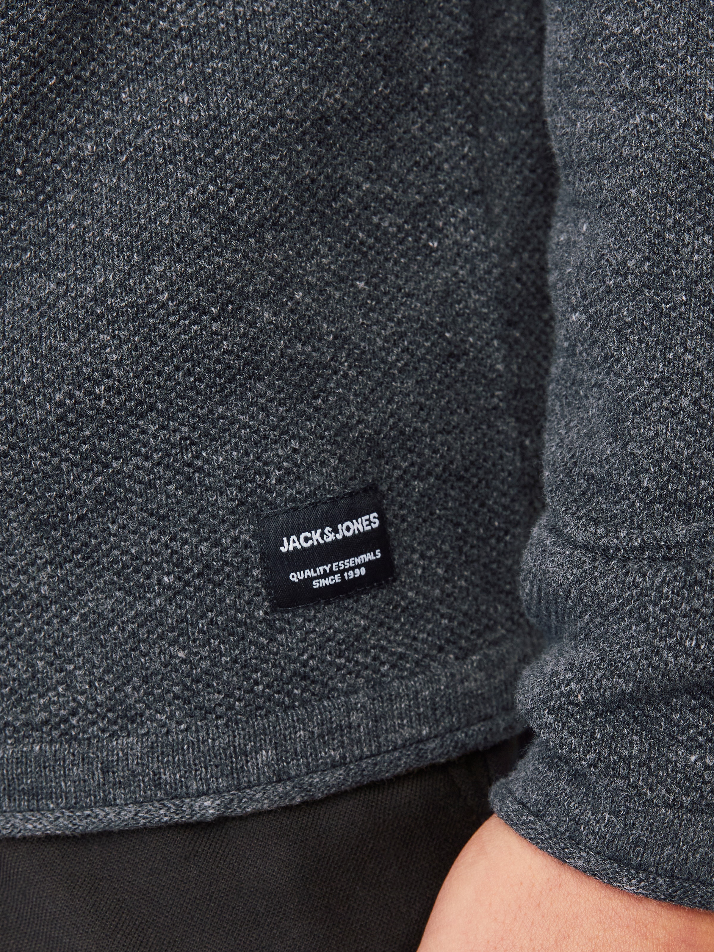 Jack & Jones Rundhalspullover »JJEHILL Pullover mit angenehmem Tragegefühl« Modisch, schmal, Baumwolle, Rundhals