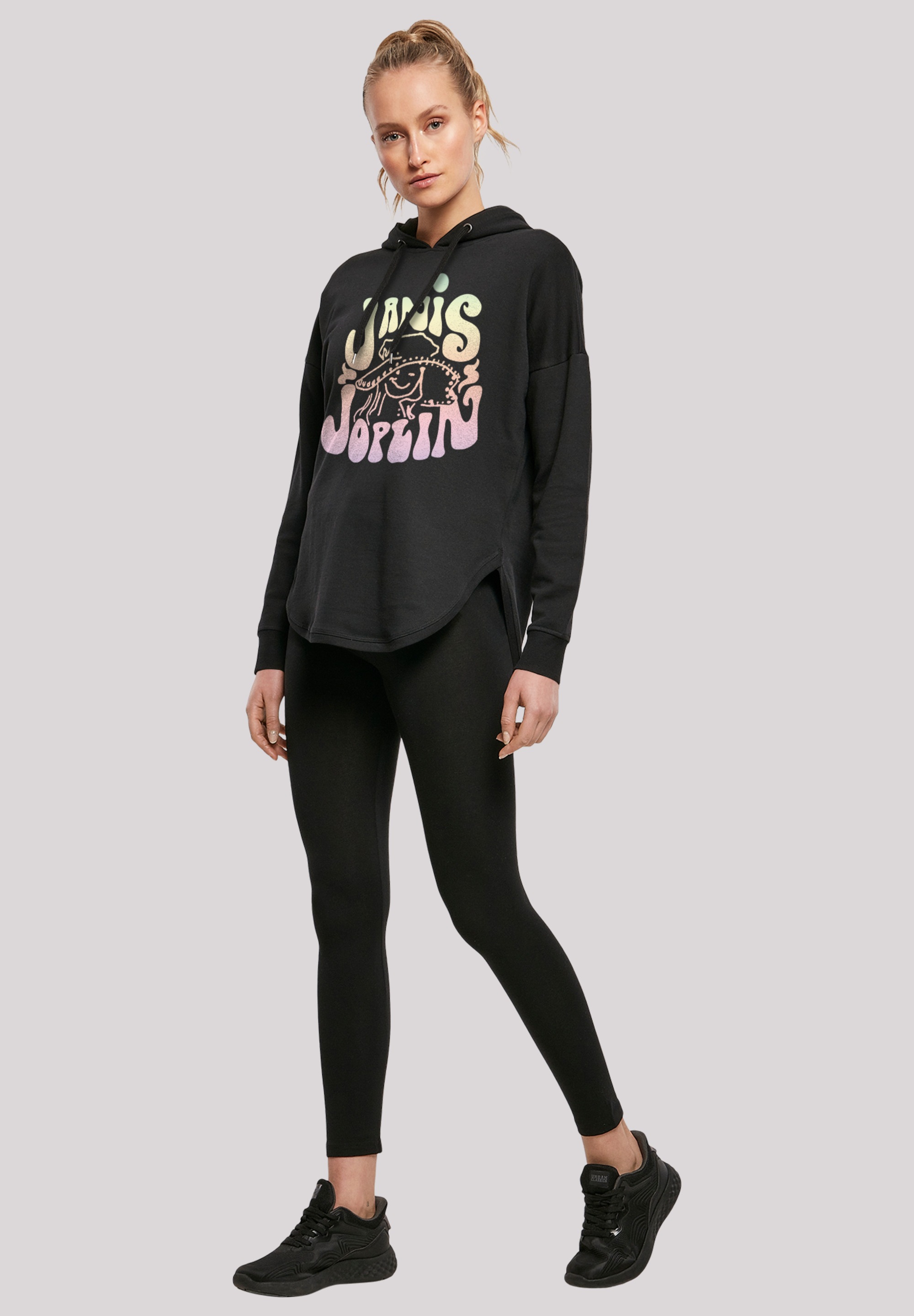 F4NT4STIC Kapuzenpullover »Janis Joplin Pastel Logo«, Print