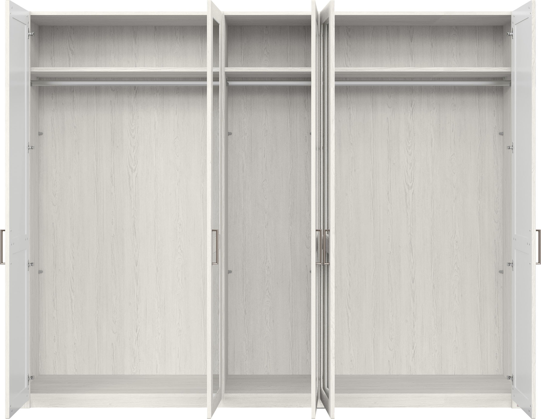 set one by Musterring Kleiderschrank »York Schlafen«, (1 St.), mit Holz- und Spiegeltüren,verschiedene Breiten, Höhe 207 x T 60 cm