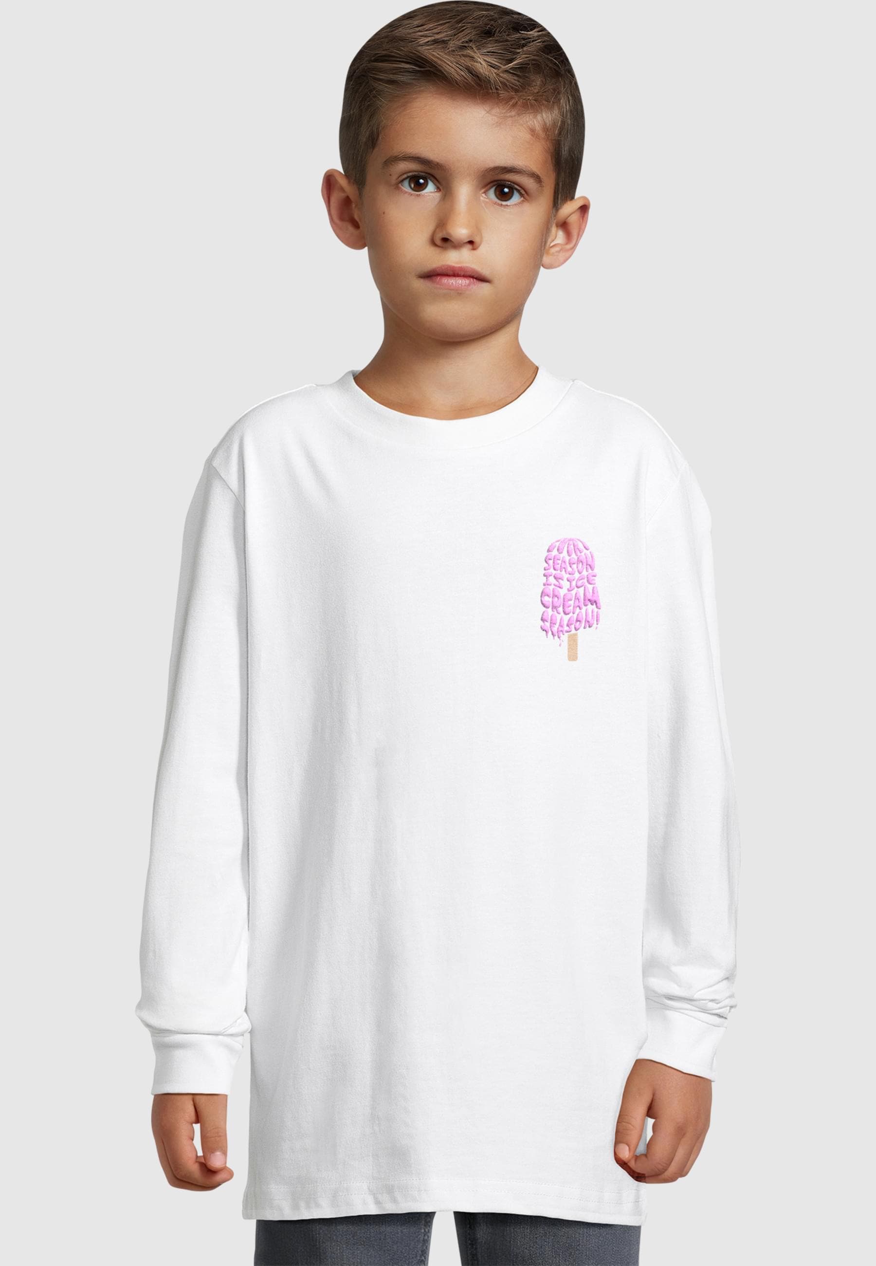 Merchcode Longsleeve »Merchcode Kids Ice Cream Season - Longsleeve«, (1 tlg.)