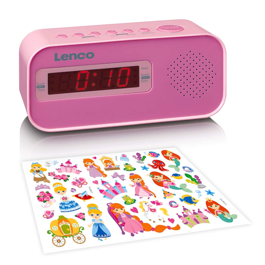 Lenco Uhrenradio »CR-205«, (FM-Tuner)