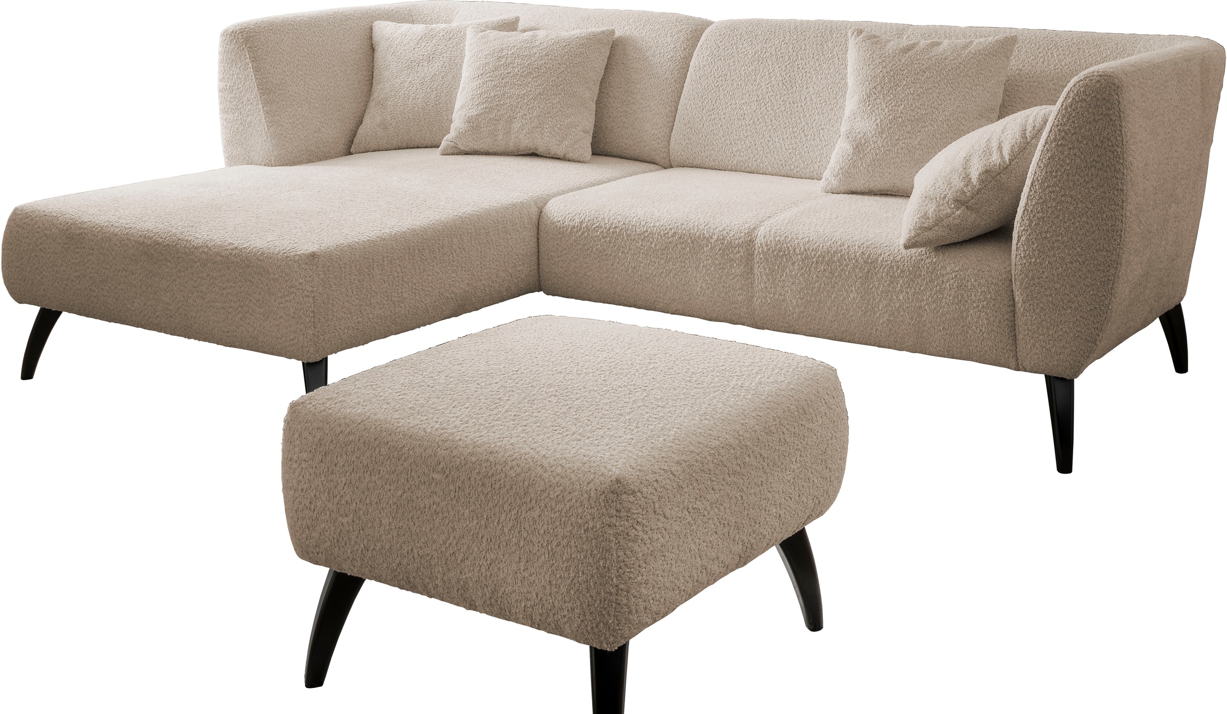 INOSIGN Ecksofa "Colori Polstermöbel mit zeitlos eleganter Rückenführung. L günstig online kaufen