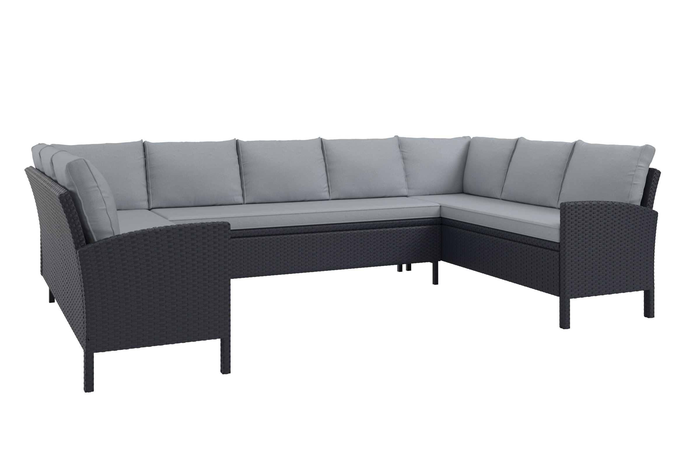 Konifera Miami Gartenlounge-Set Schwarz 3