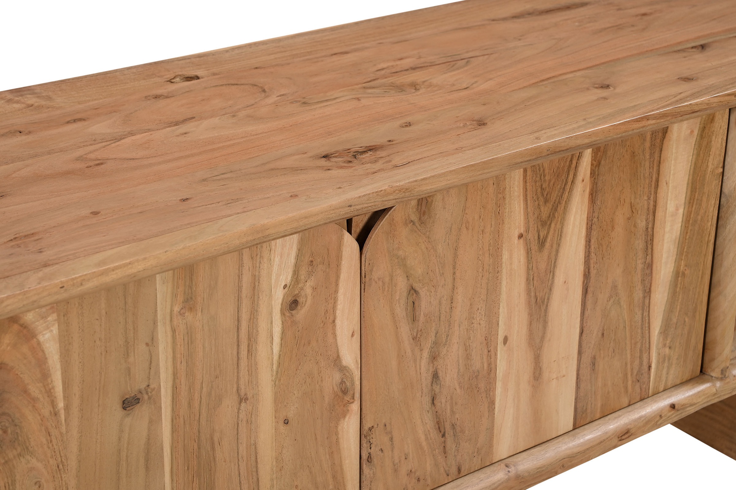 SIT Lowboard »ACACIA WAVE«, (1 St.), extravagantes Holzwangengestell