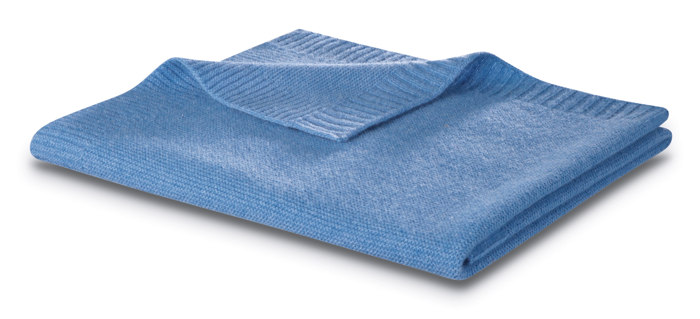 Biederlack Babydecke »Babydecke Wool Knit«, 75 x 100, mit kontrastfarbigem Patentrand