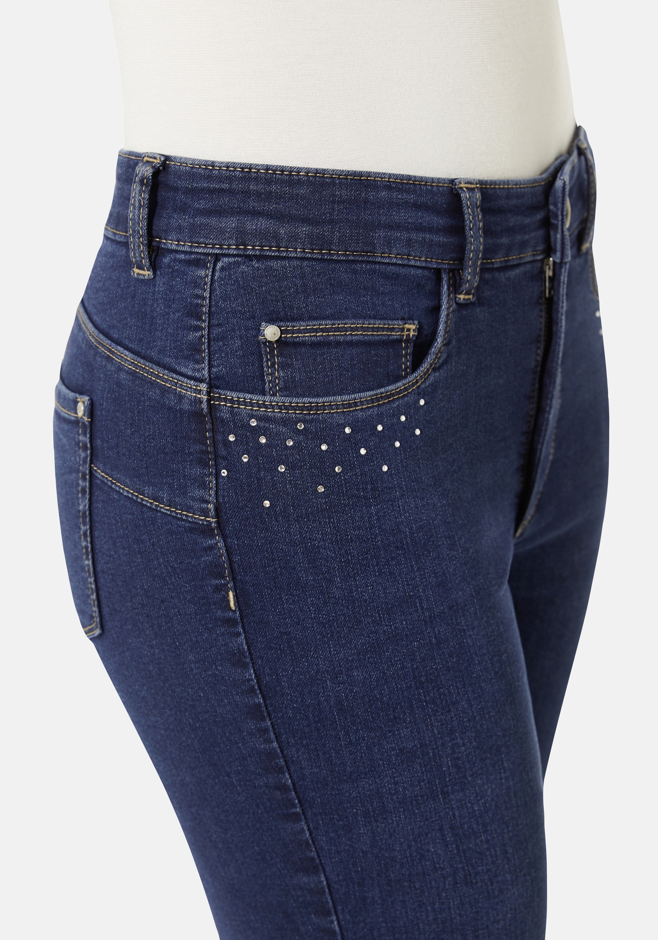 STOOKER WOMEN 5-Pocket-Jeans »Rio Denim Skinny Fit«, Skinny Fit Casual Clean Wash Denim Jeans Magic Shape Effekt für Damen