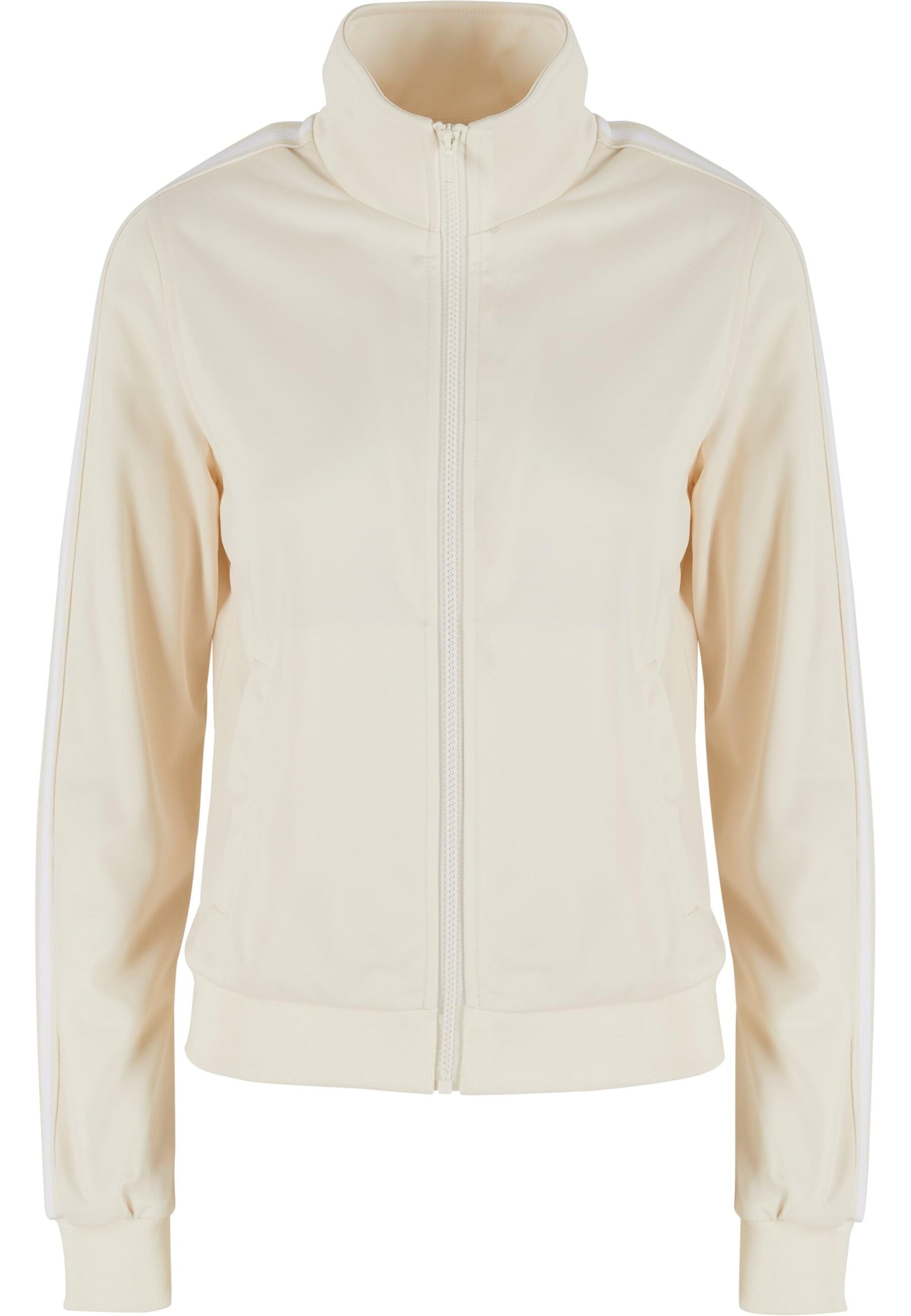 URBAN CLASSICS Trainingsjacke "Urban Classics Damen Ladies Retro Track Jacket", (1 St.), ohne Kapuze