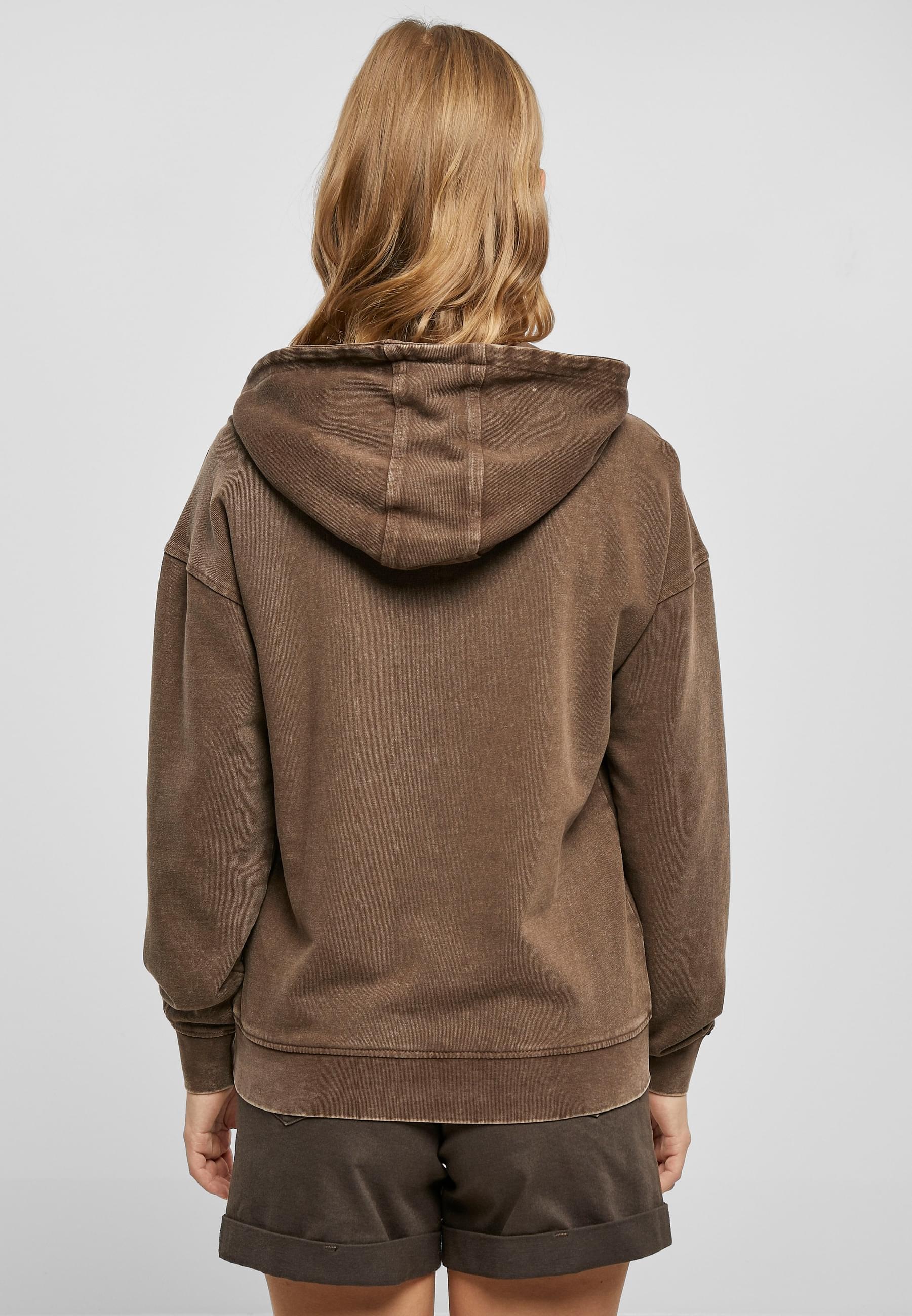 URBAN CLASSICS Kapuzenpullover »Urban Classics Damen Ladies Small Embroidery Terry Hoody«, (1 tlg.)