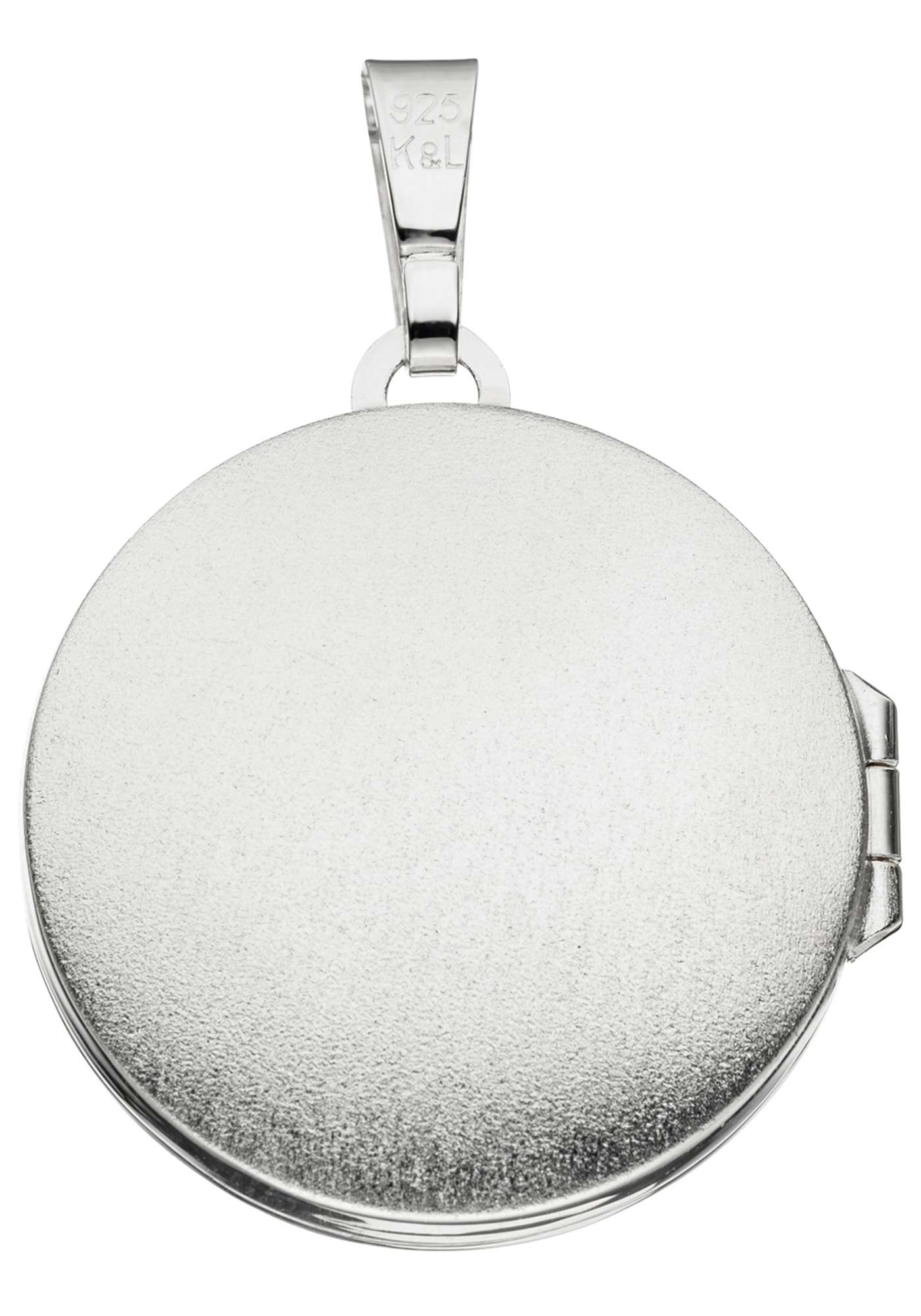 JOBO Medallionanhänger »Anhänger Medaillon rund«, 925 Silber mit Onyx