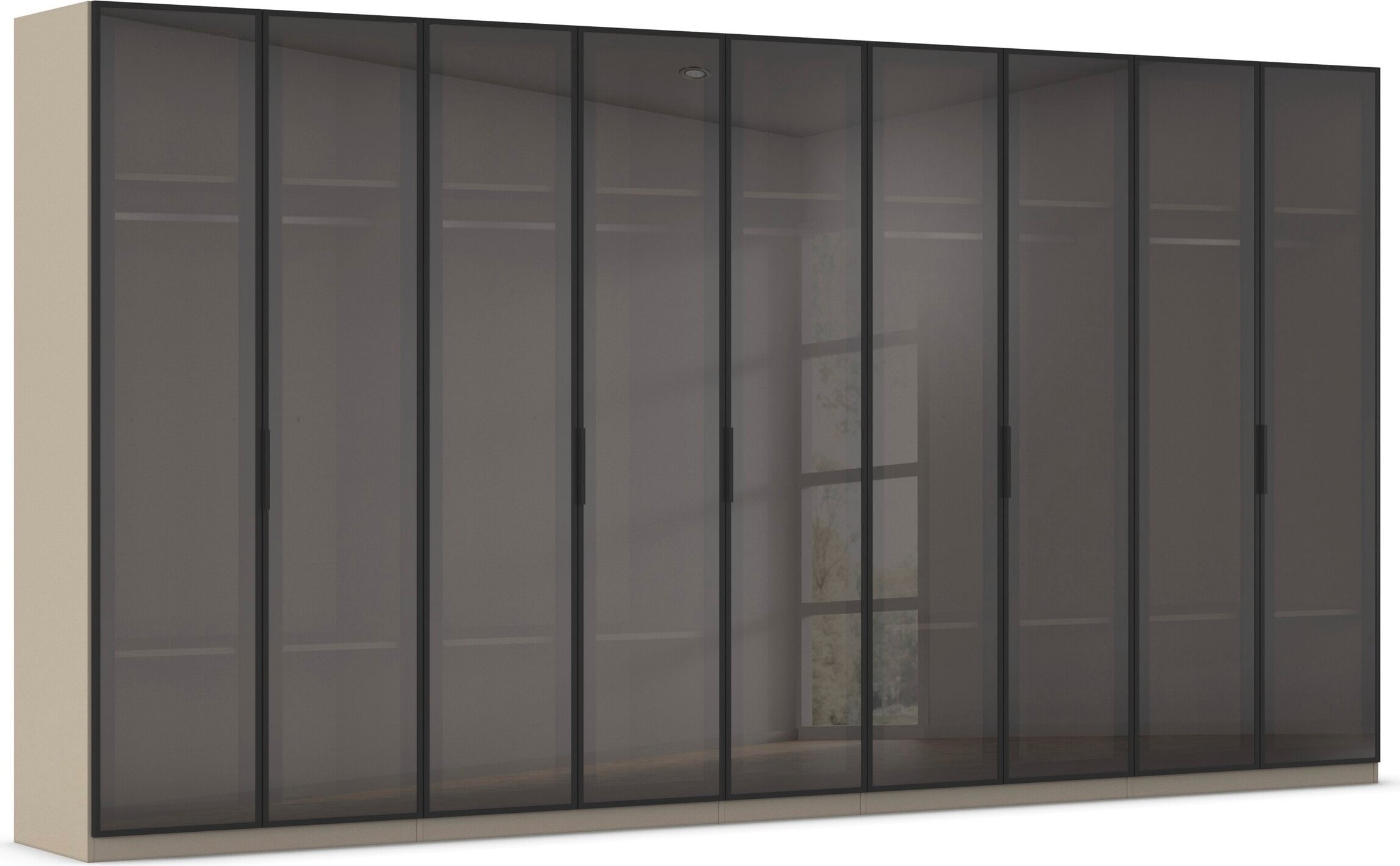 OTTO home Kleiderschrank "Schrank Möbel Schlafzimmer Garderobe Mietswohnung WELTNEUHEIT NYLLA" PATENTIERTES SCHNELLMONTAGESYSTEM mit Glasrahmentüren MADE IN GERMANY
