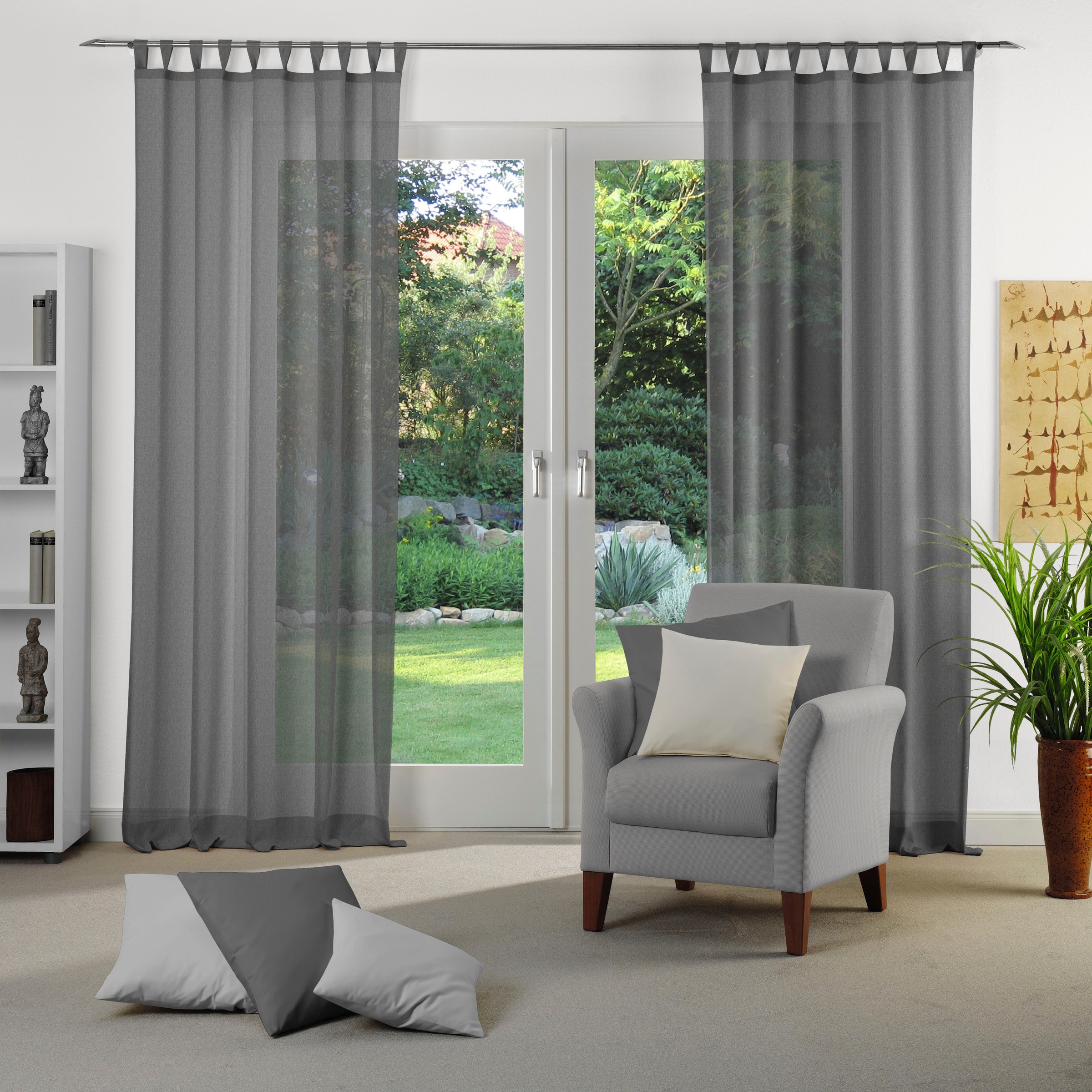 Wirth Vorhang "Sunday" Schlaufen 1 Stk. tlg. nach Maß günstig online kaufen