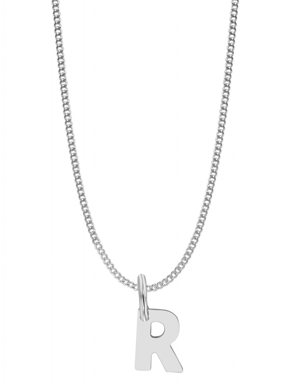 Kettenanhänger ADELIA´S "eleganter Buchstabe Anhänger aus 925 Sterling Silber", silber, Schmuckanhänger, Damen, Silber 925 (Sterlingsilber), Kettenanhänger 6