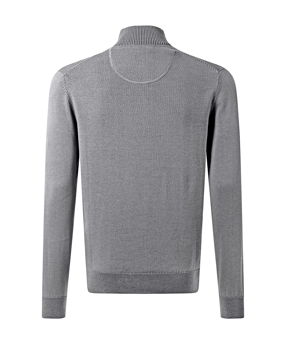Pierre Cardin Strickpullover, mit Troyer Kragen