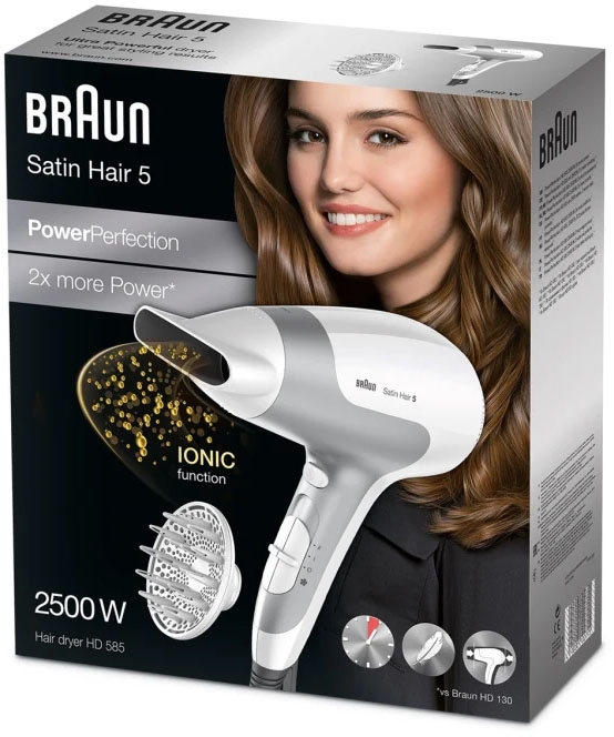 | Hair 2500 Power 2500W »Braun Leistungsstarke BAUR im W, Ionic-Haartrockner Perfection«, Satin Braun 5 Sale