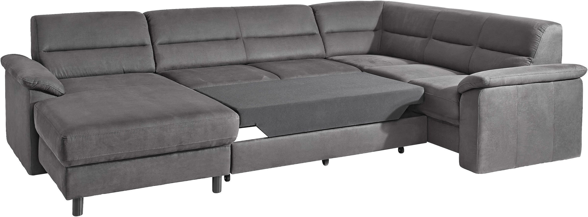 sit&more Wohnlandschaft »Top Ascara U-Form«, inklusive Boxspring/Federkern-Polsterung, wahlweise mit Bettfunktion