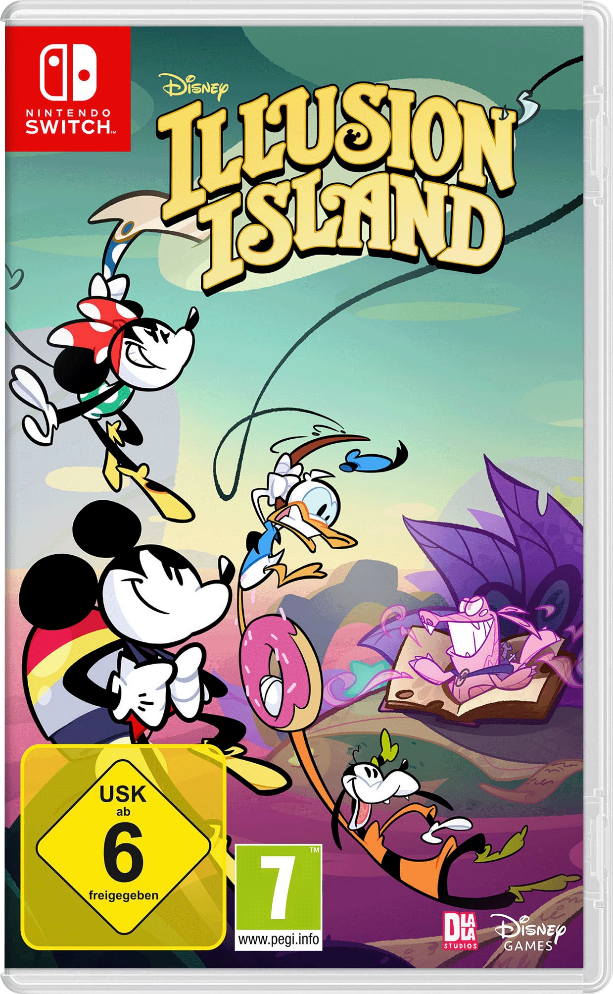 NINTENDO SWITCH Spielesoftware "Disney Illusion Island", Nintendo Switch, bunt, Spielesoftware