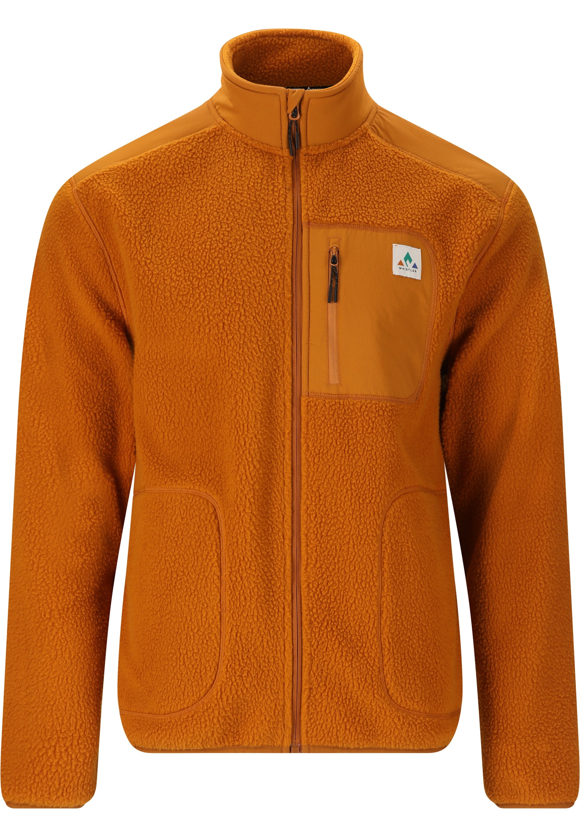 WHISTLER Strickpullover »Felis«, aus weichem Teddyfleece mit flachen Nähten