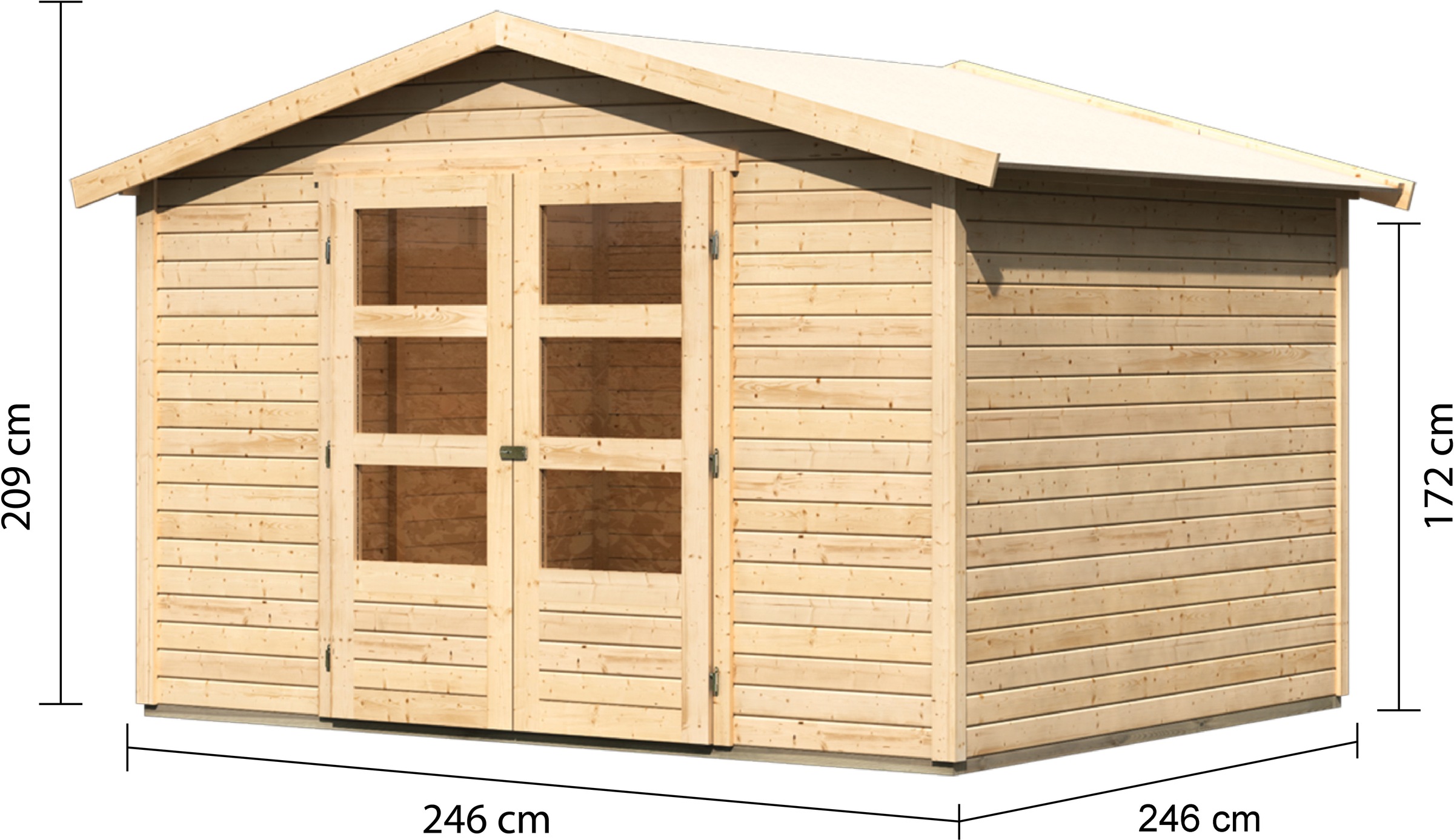 KONIFERA Gartenhaus »Osterbek 4«