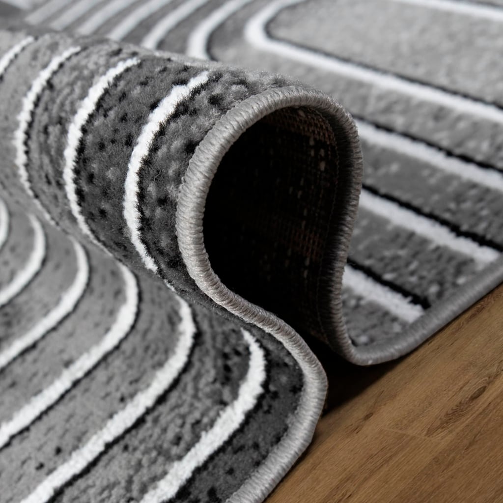 my home Teppich »»Lysandra««, rechteckig, 3D-Effekt, softer Kurzflor, pflegeleicht, leichter Glanz, Scandi-Look