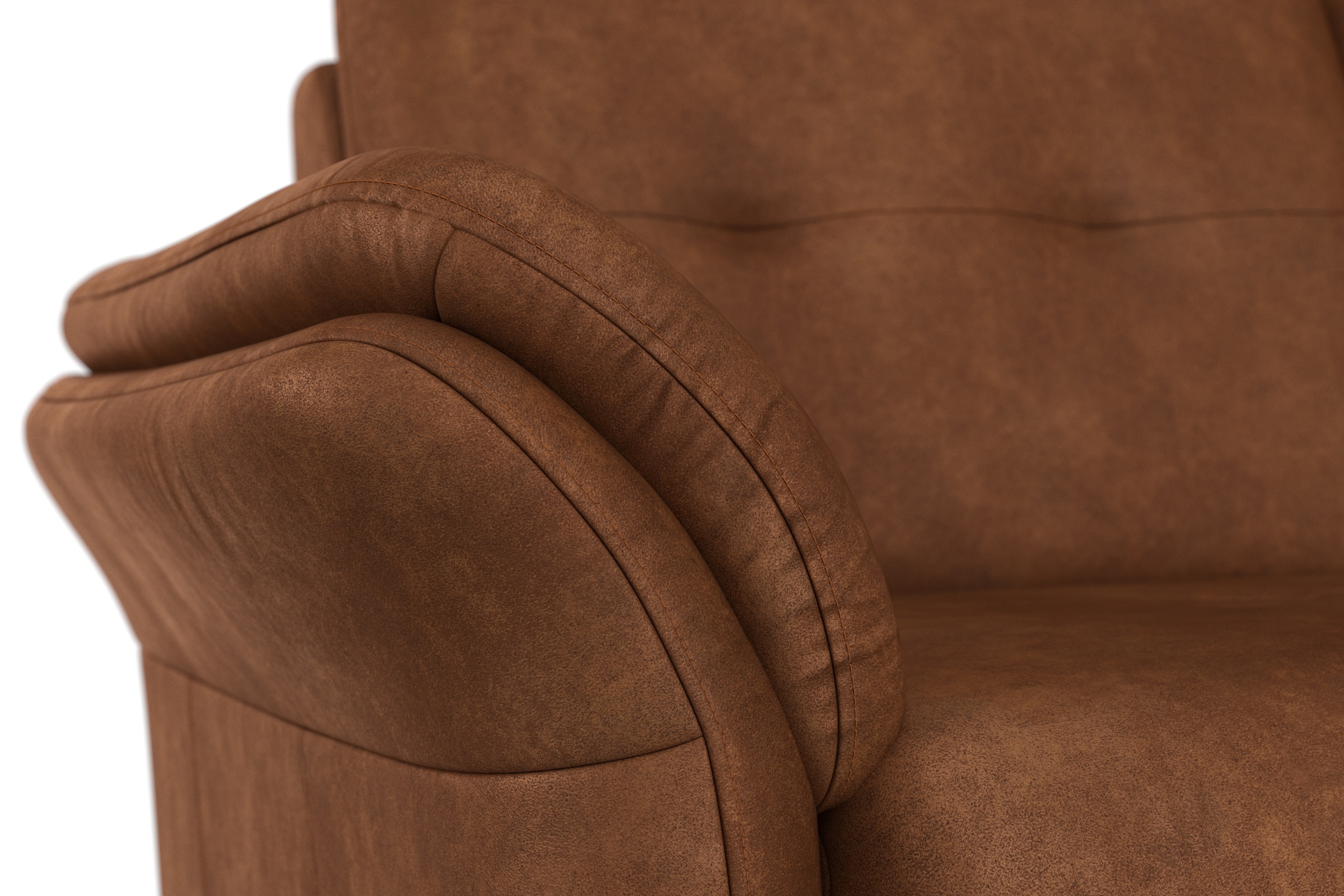sit&more 2-Sitzer »Göteborg«, inklusive Sitztiefenverstellung und Federkern