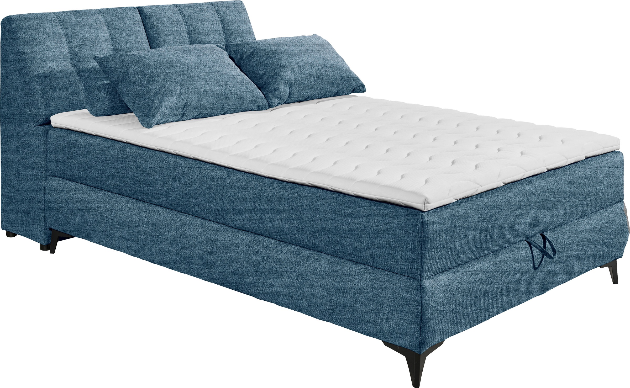 ED EXCITING DESIGN Boxbett »Atlantis«, mit Bettkasten und Stauraum im Kopfteil