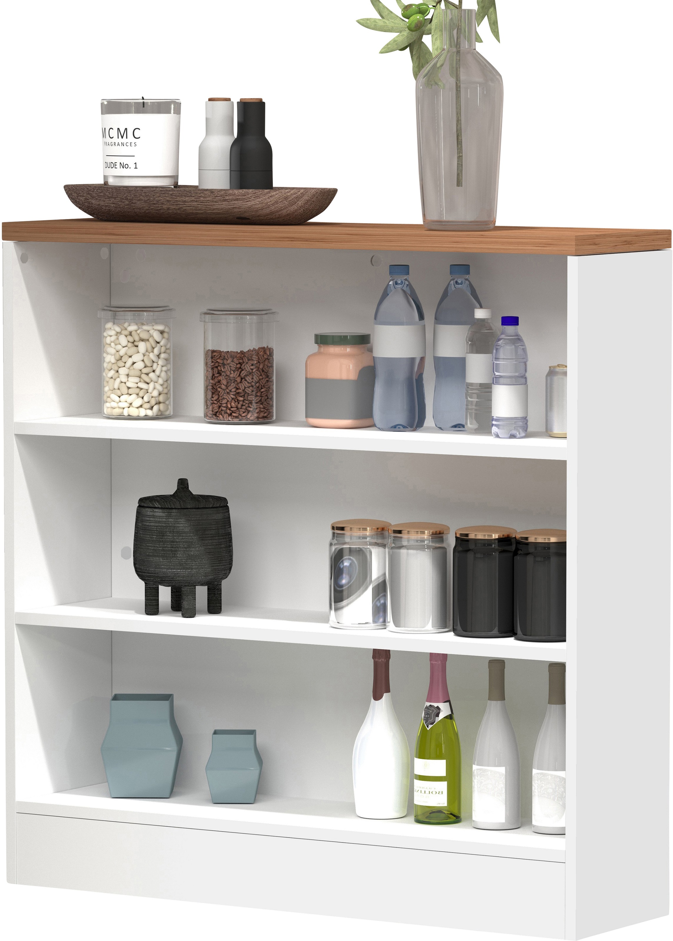 KOCHSTATION Küchenregal "Sole,Regal,Standregal,Küchenregal,Ablageregal" Kom günstig online kaufen