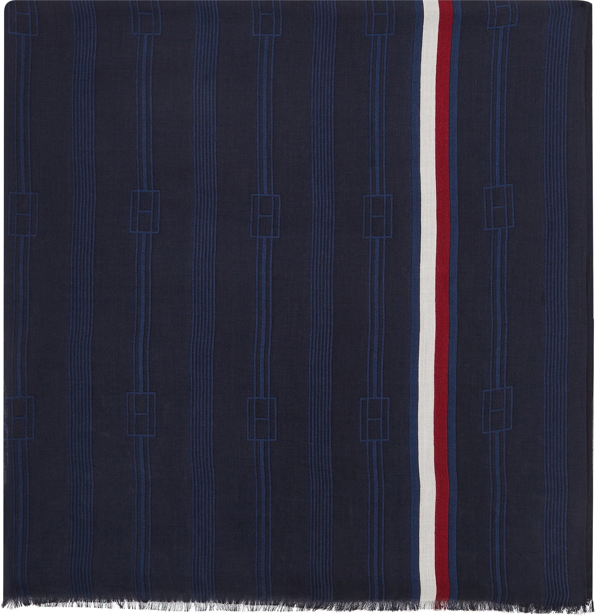 Tommy Hilfiger Schal "ESSENTIAL FLAG SCARF", transparente Struktur, leicht günstig online kaufen