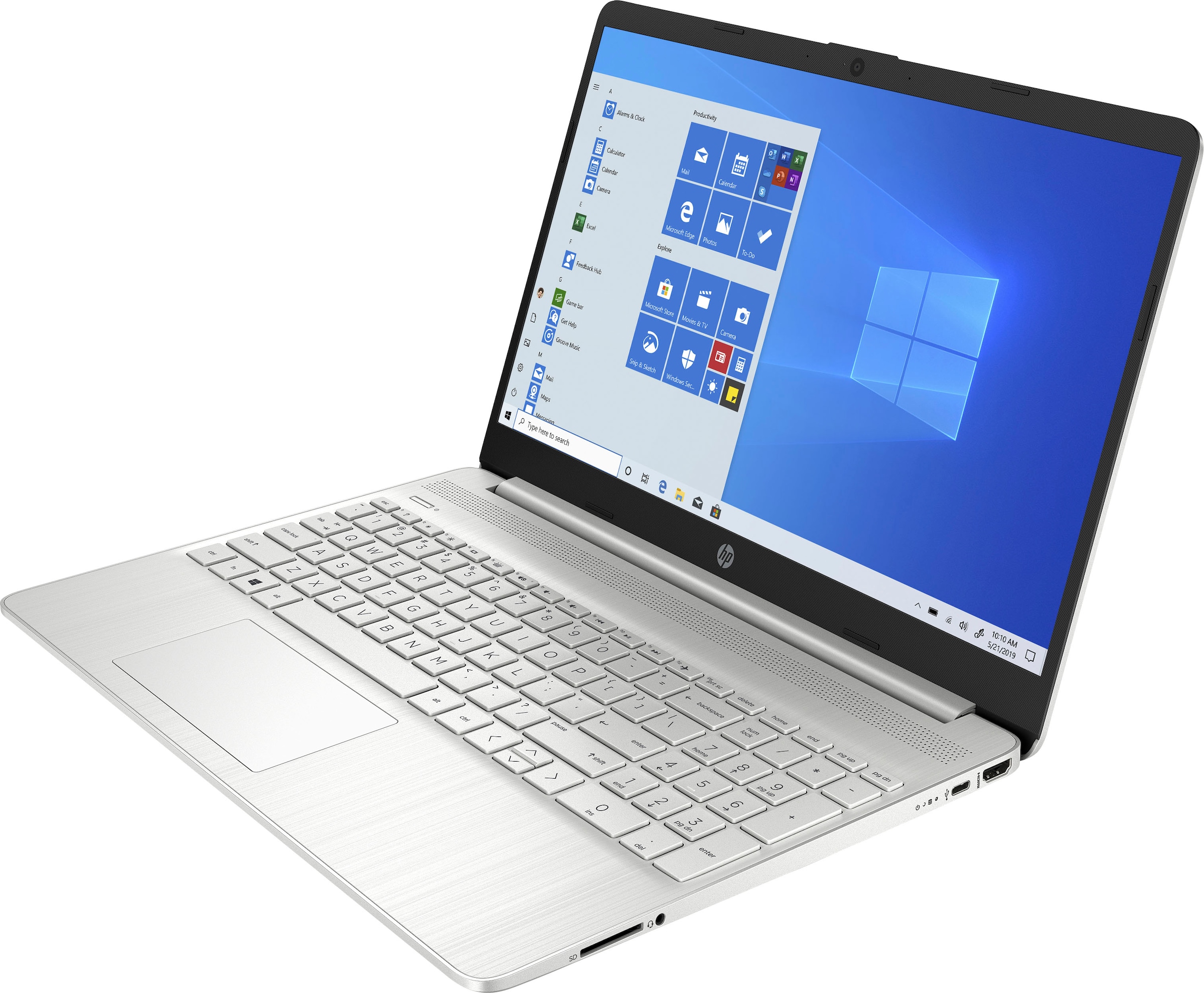 HP Notebook »15s-eq2200ng«, 39,6 cm, AMD, 5, | Windows / BAUR SSD, Ryzen 11 15,6 GB 512 Radeon Graphics, Zoll