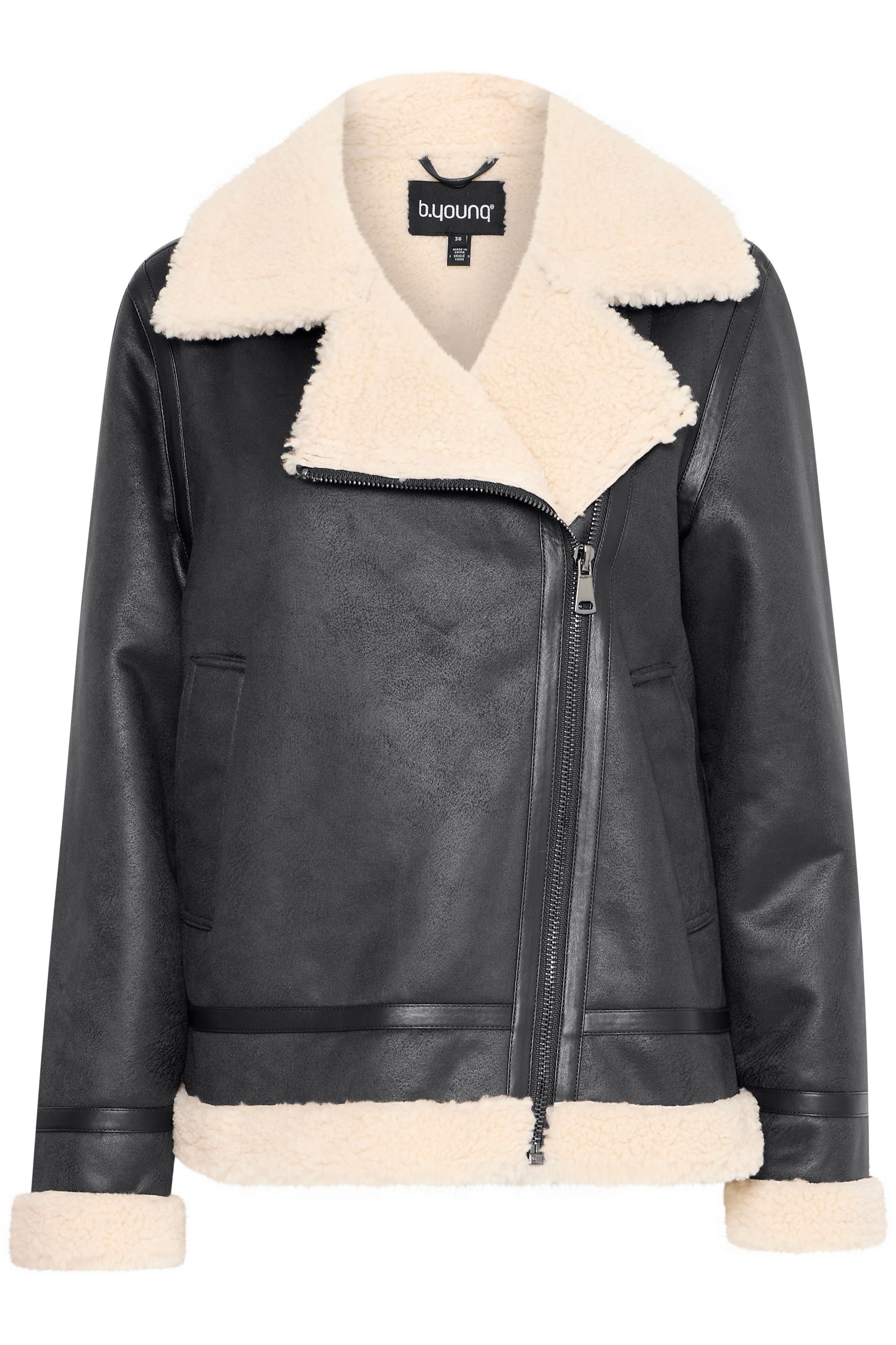 b.young Winterjacke "Winterjacke BYASANNE BIKER JACKET -" günstig online kaufen