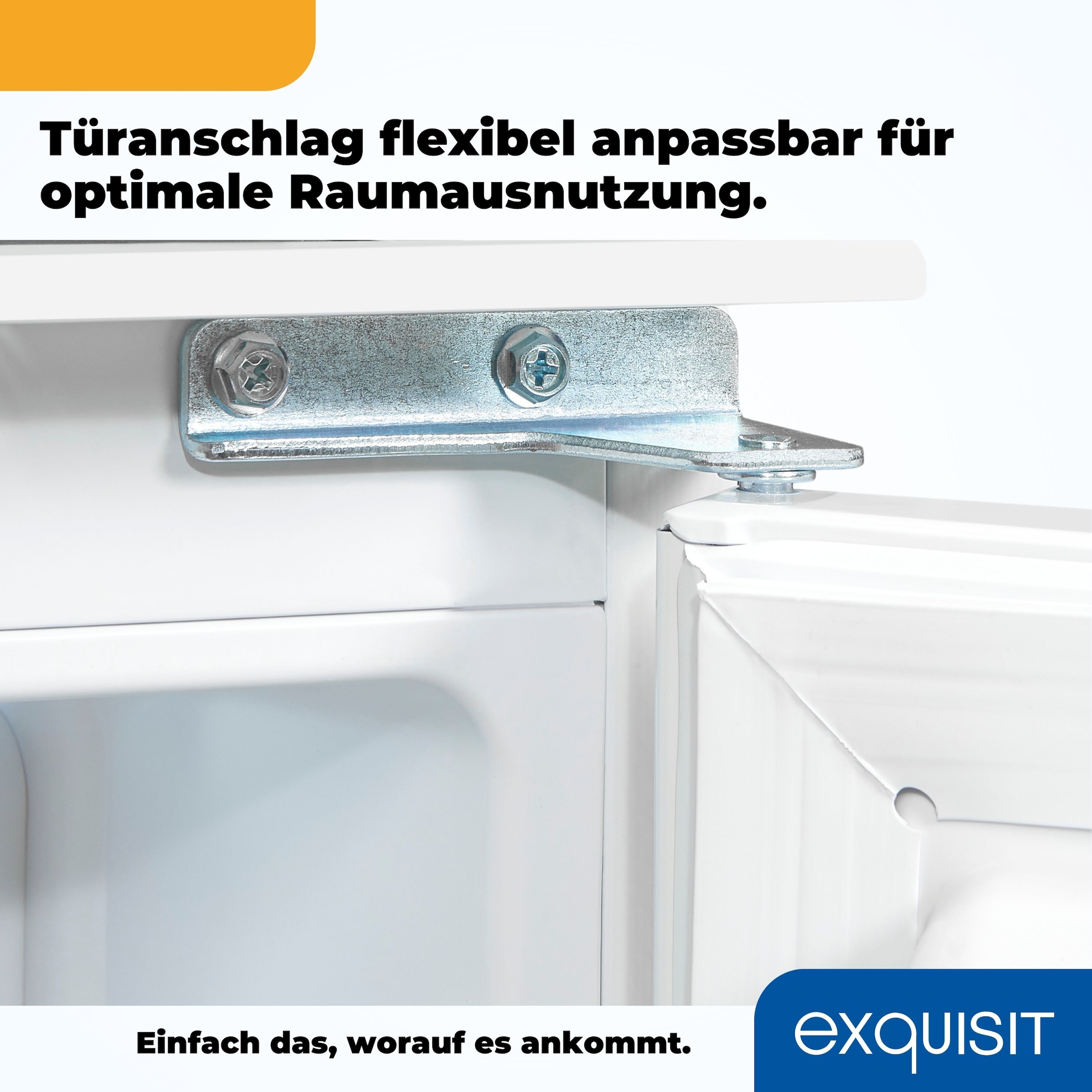 exquisit Einbaukühlgefrierkombination »EKGC225-40-E-080E«, Tür Alarm