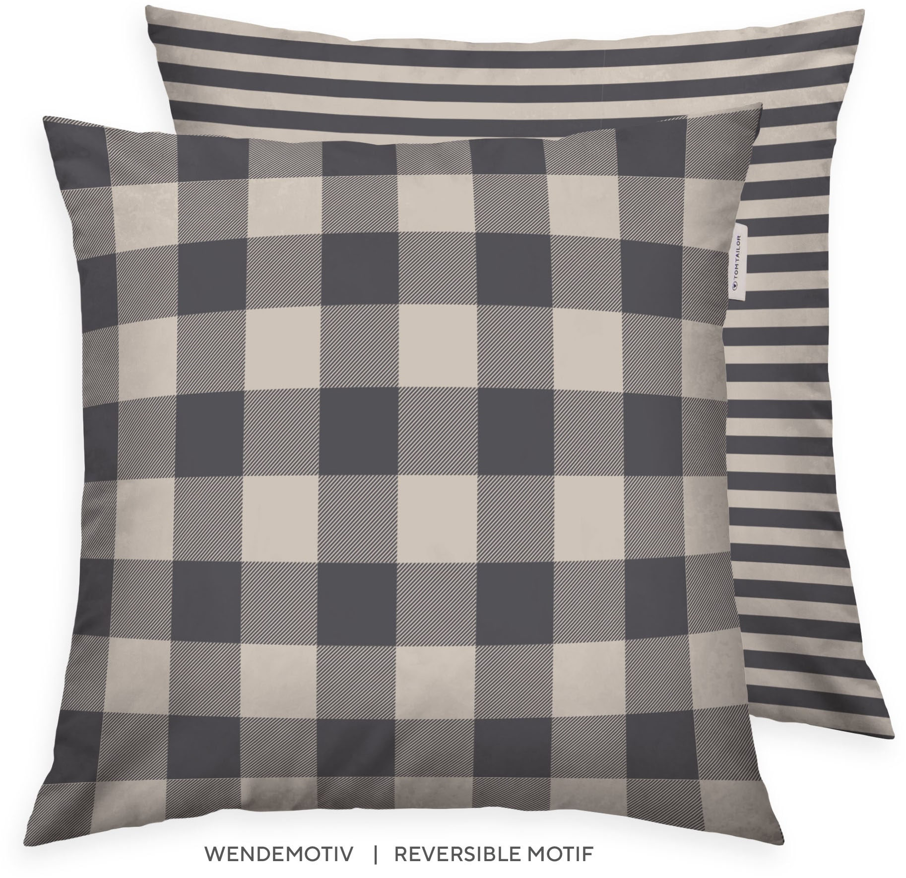 TOM TAILOR HOME Kissenbezüge "new bedroom, Classic Check, 40x40cm oder 40x8 günstig online kaufen